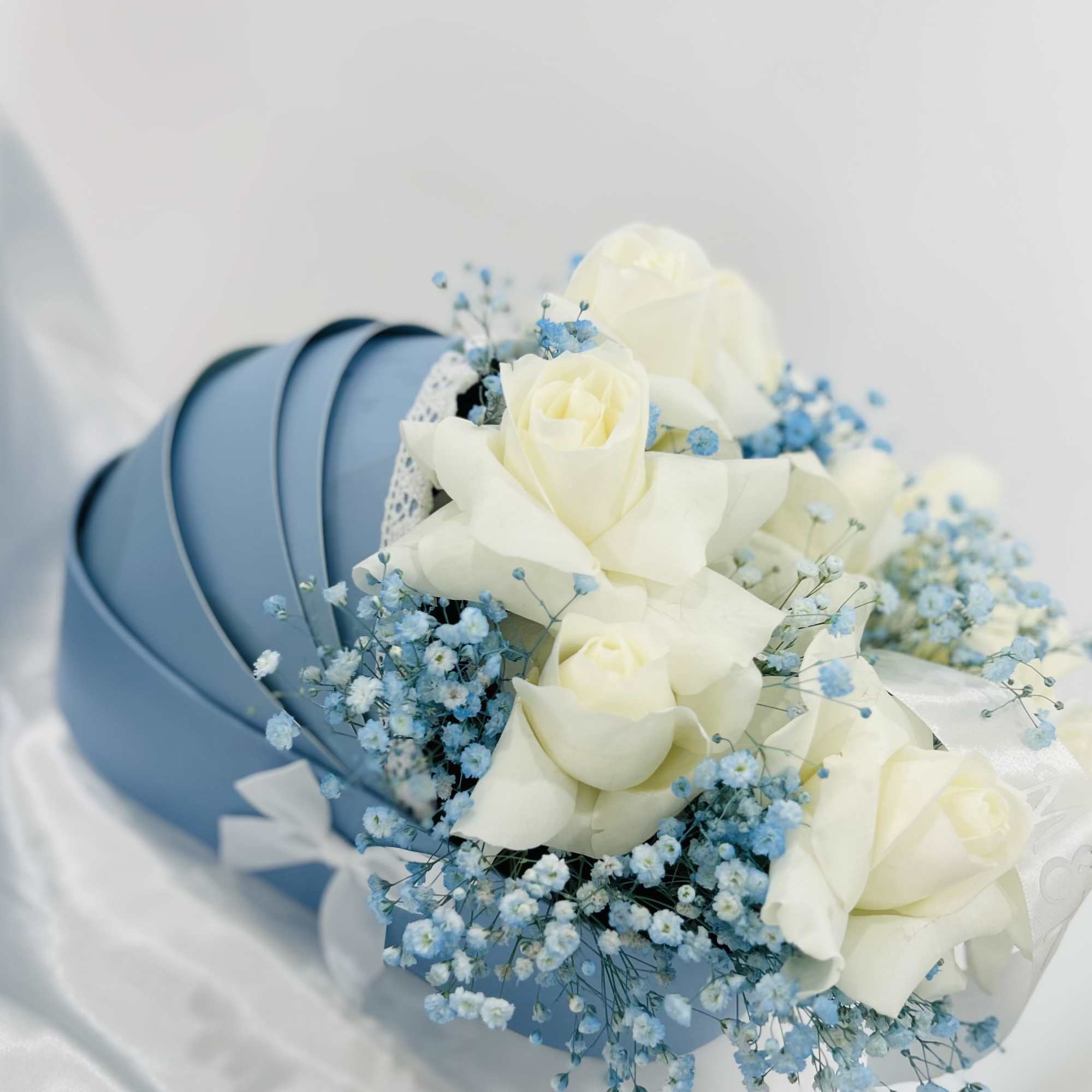 blue baby boy basket.