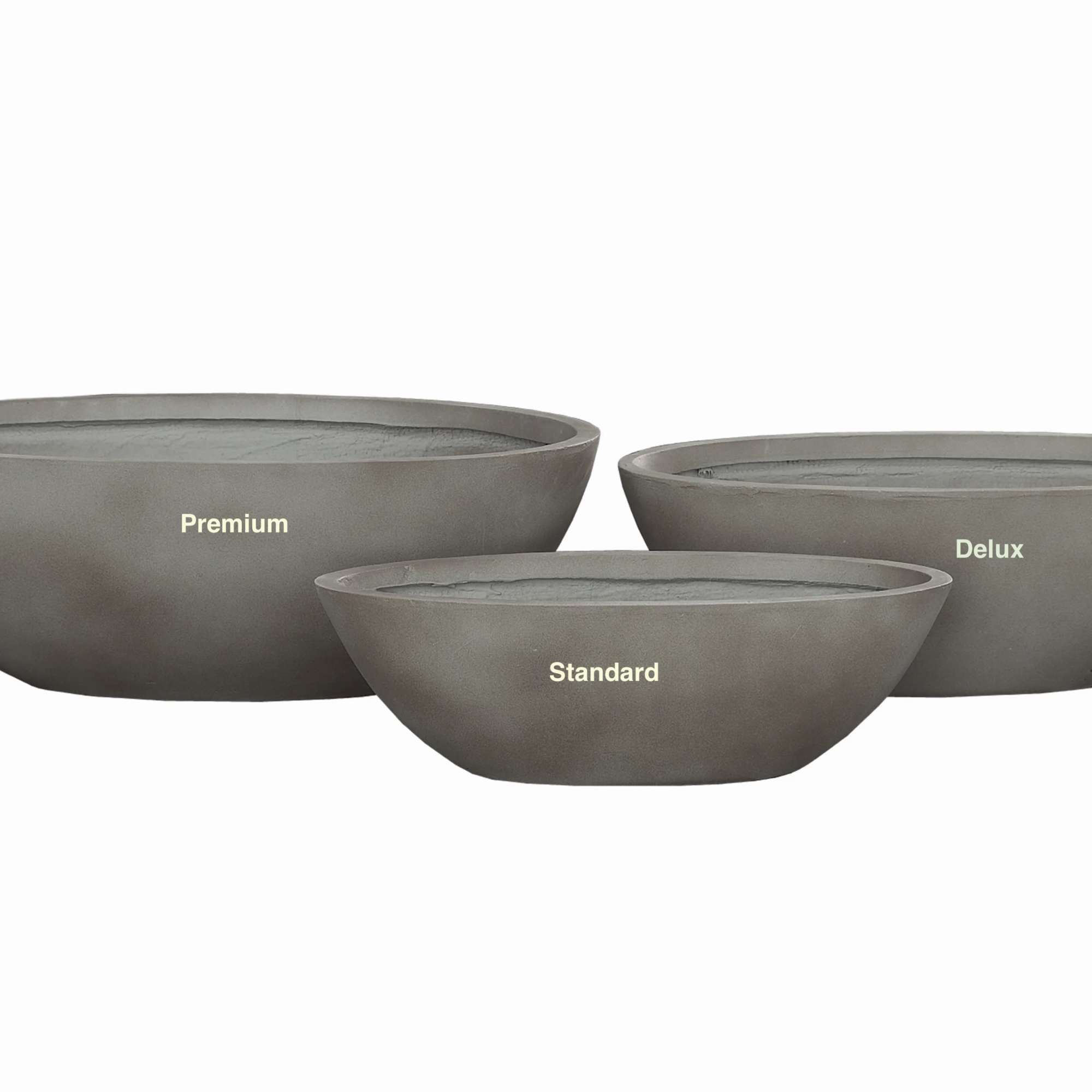 A modern arrangement of 85 premium red roses in a sleek concrete