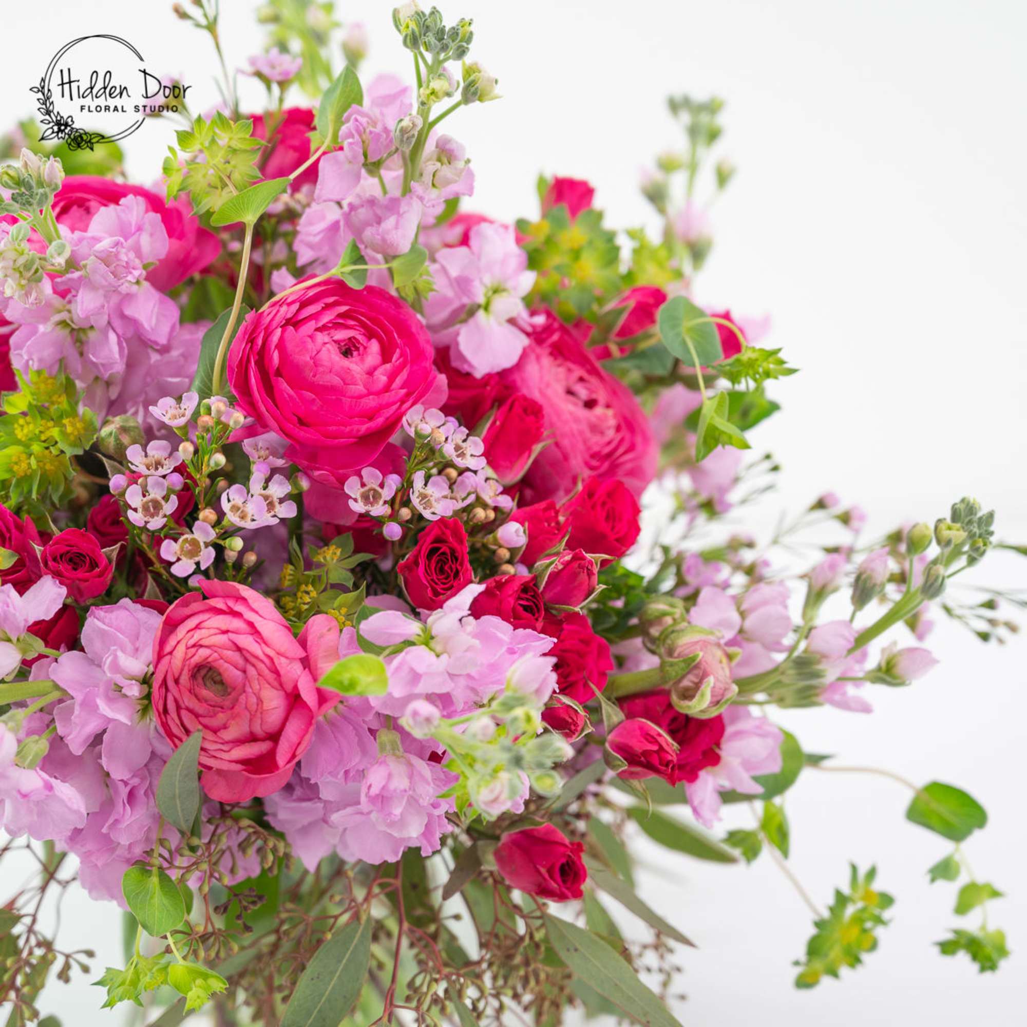 The Pink arrangement is a perfect bouquet to bring happiness and joy