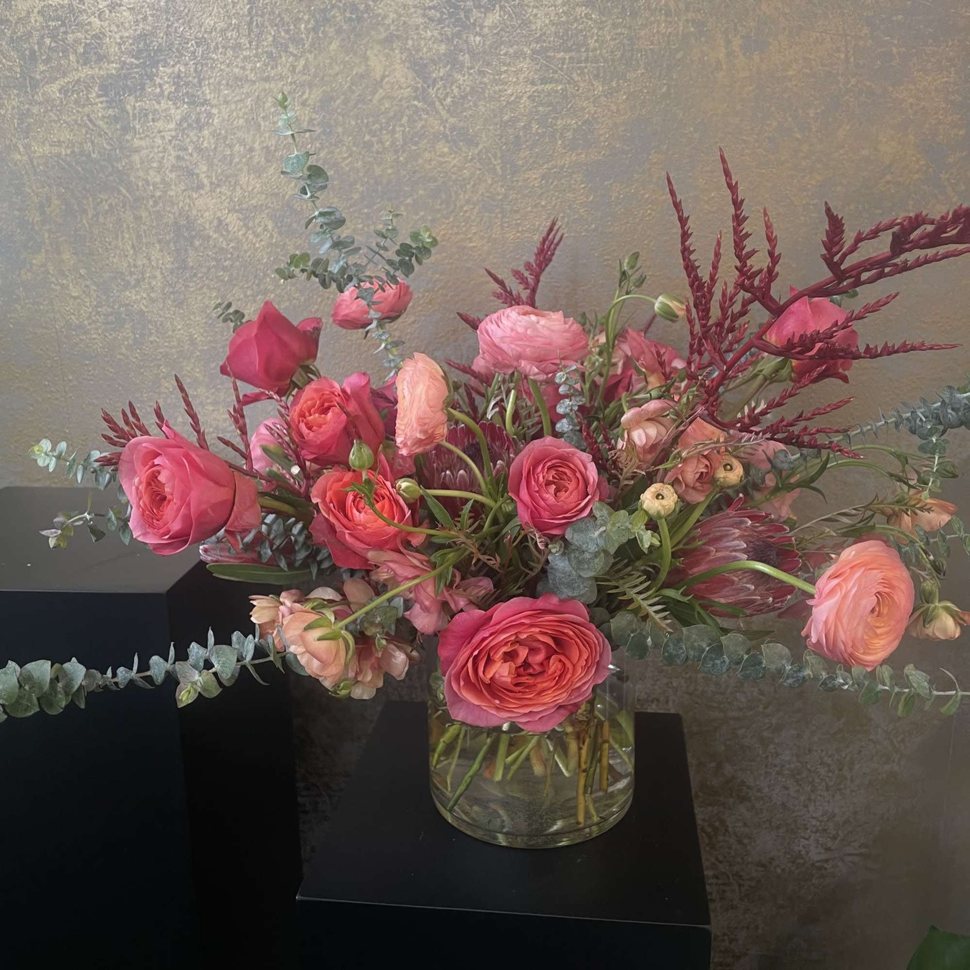 Infuse your space with energy and joy through our Designer&rsquo;s Choice vase