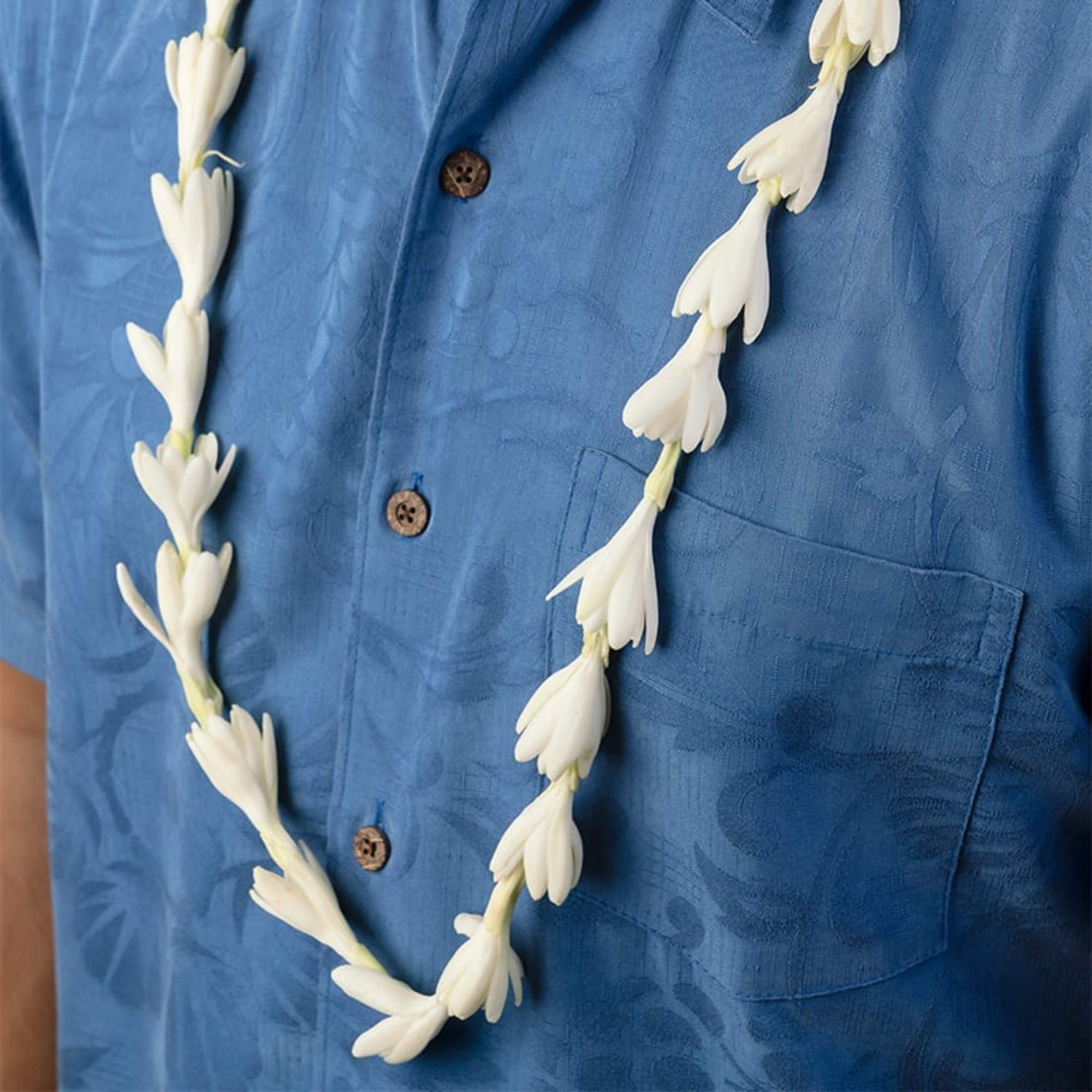 Hawaiian Classic Tuberose Lei, Single (Pick up only) in Honolulu
