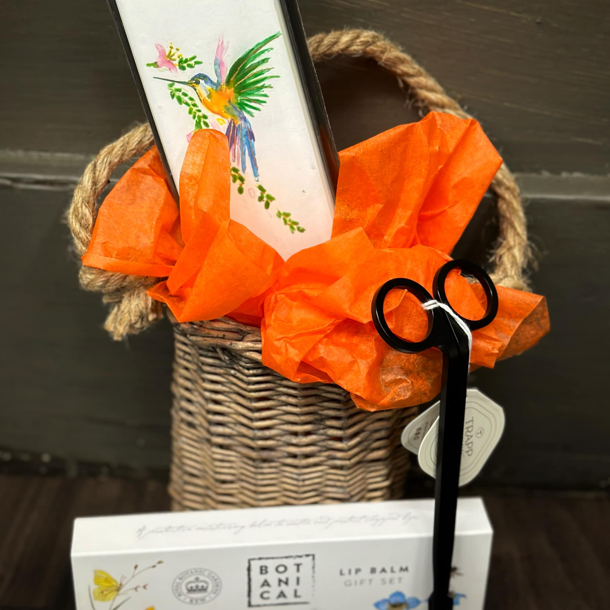 This cute little basket can hang wherever the recipient wants to put This cute little basket can hang wherever the recipient wants to put