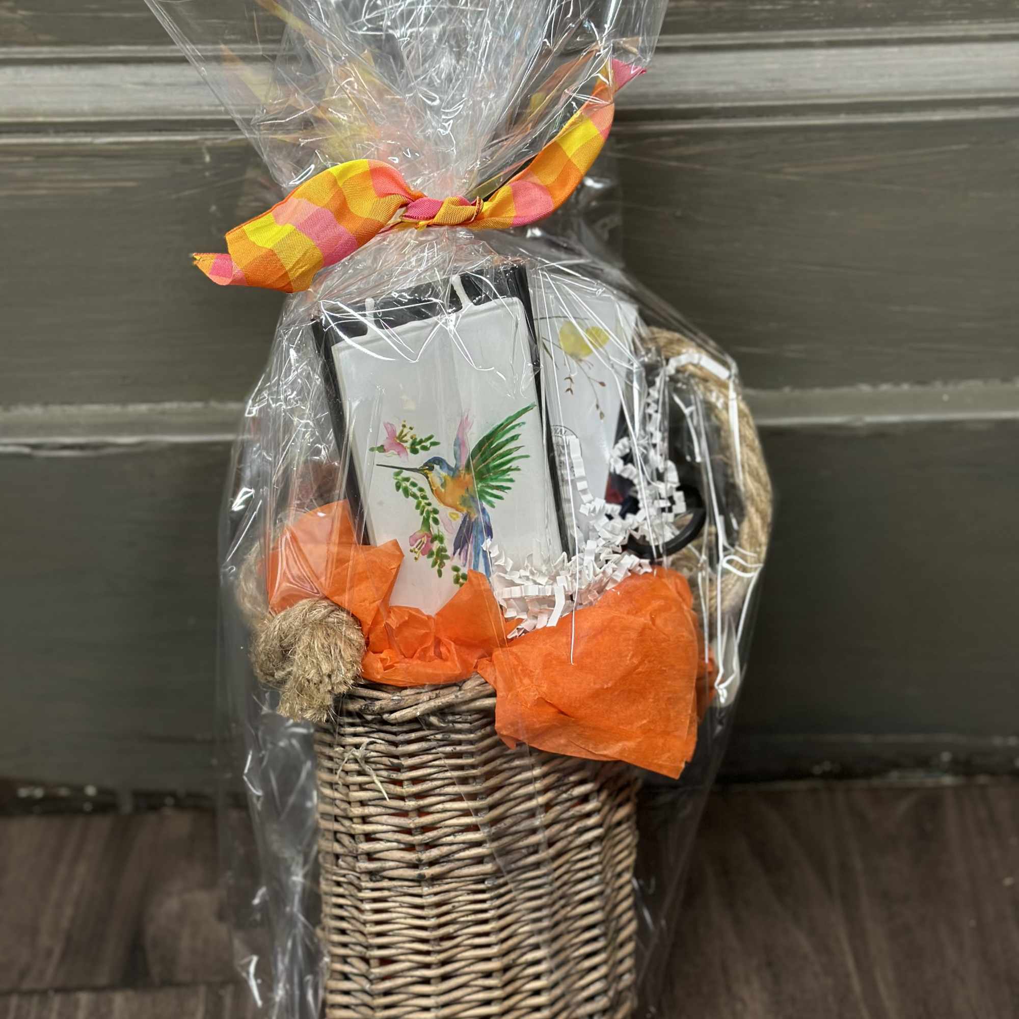 This cute little basket can hang wherever the recipient wants to put This cute little basket can hang wherever the recipient wants to put