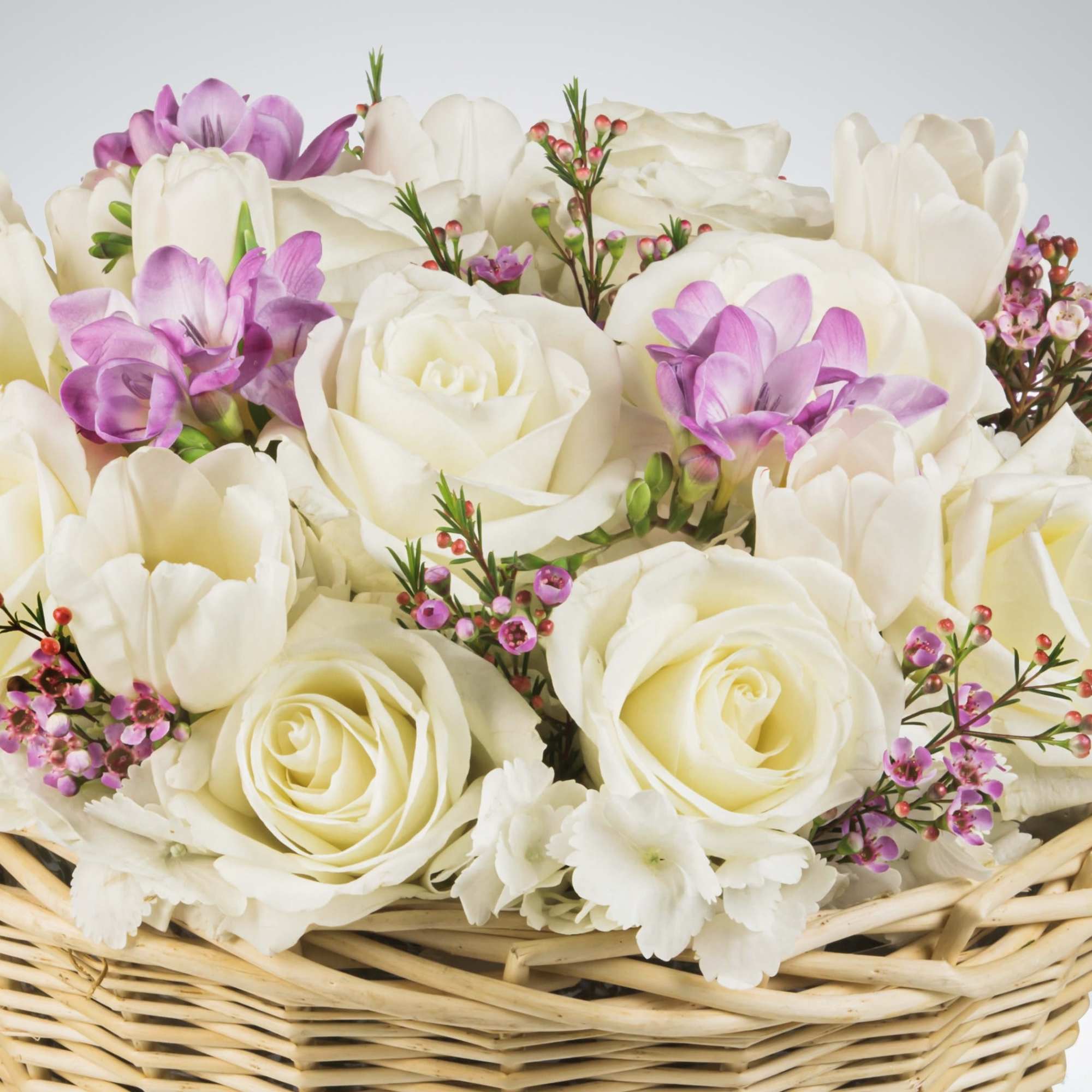 When the breeze is warm and the flowers are blooming send Basket