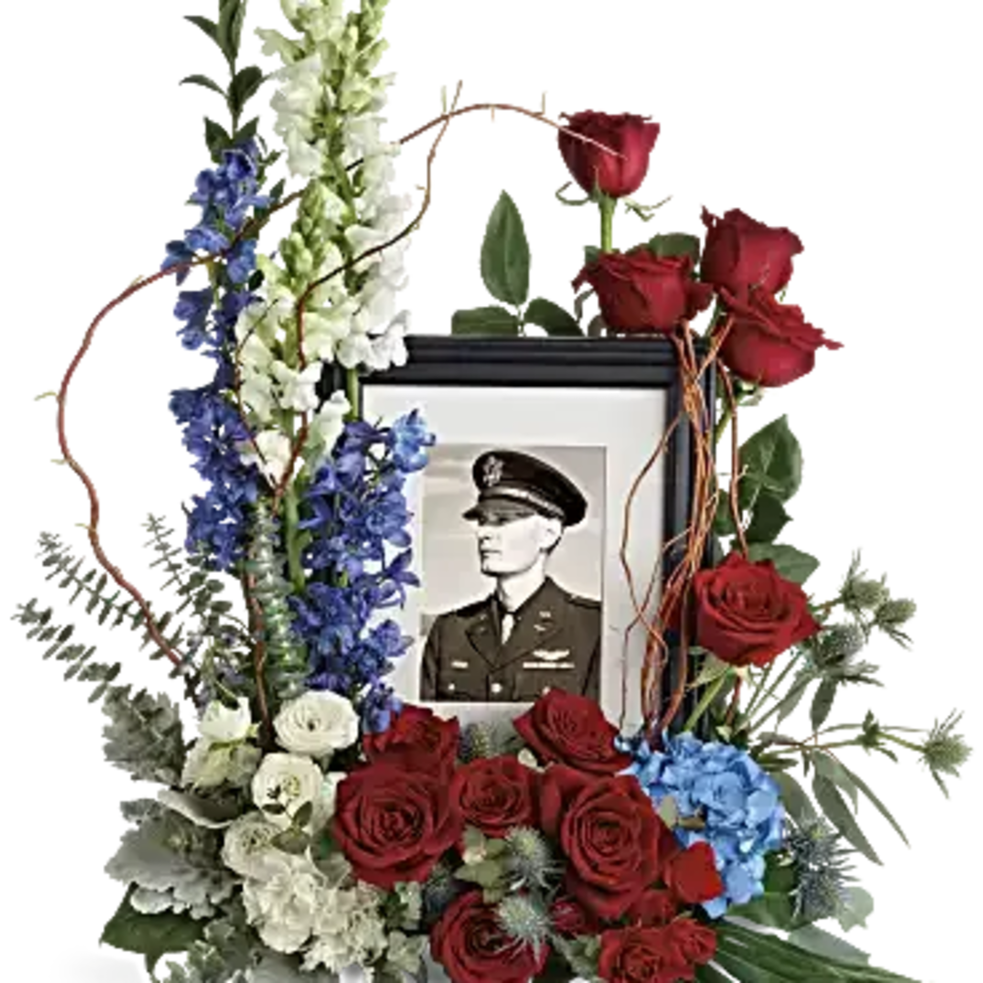 Honor the memory of an always-beloved with this beautiful display bouquet. Designed