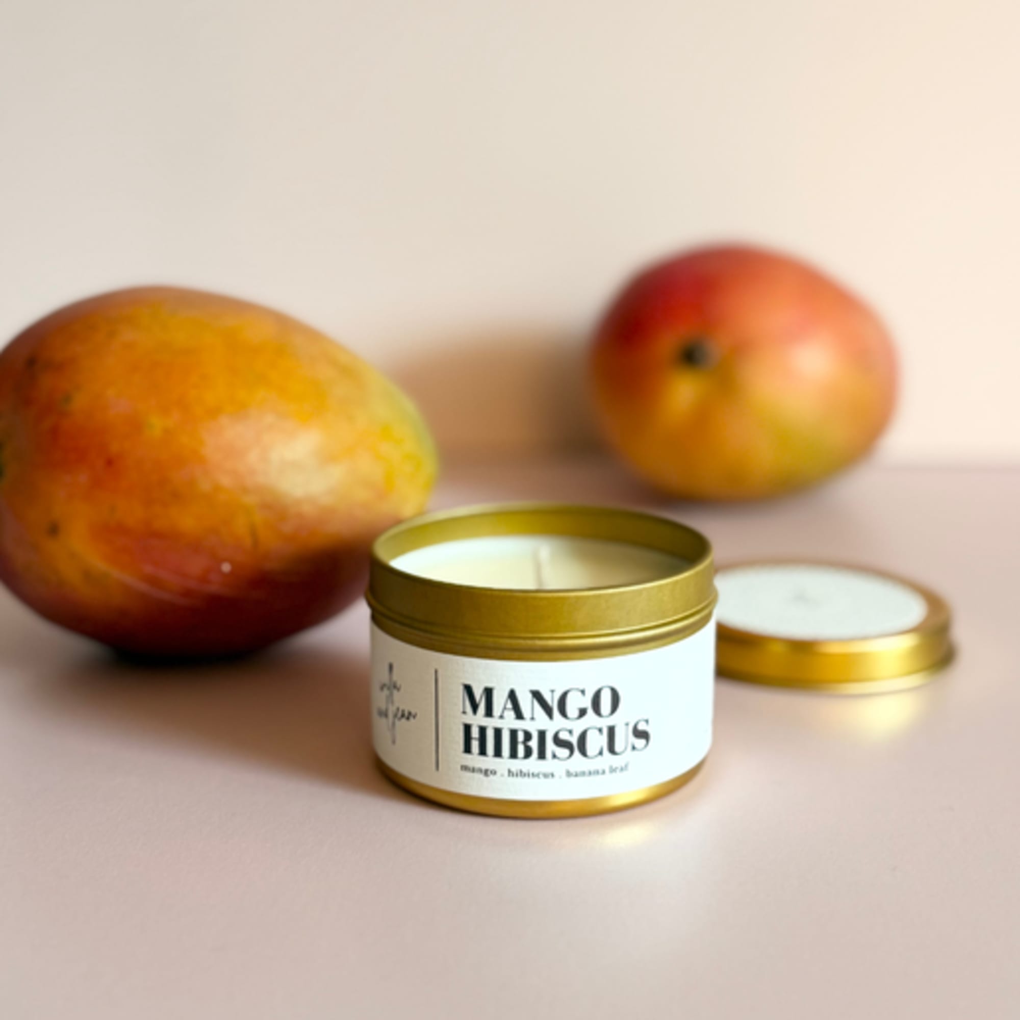 Mango Hibiscus is sunshine in a candle&mdash;a vibrant blend of juicy mango
