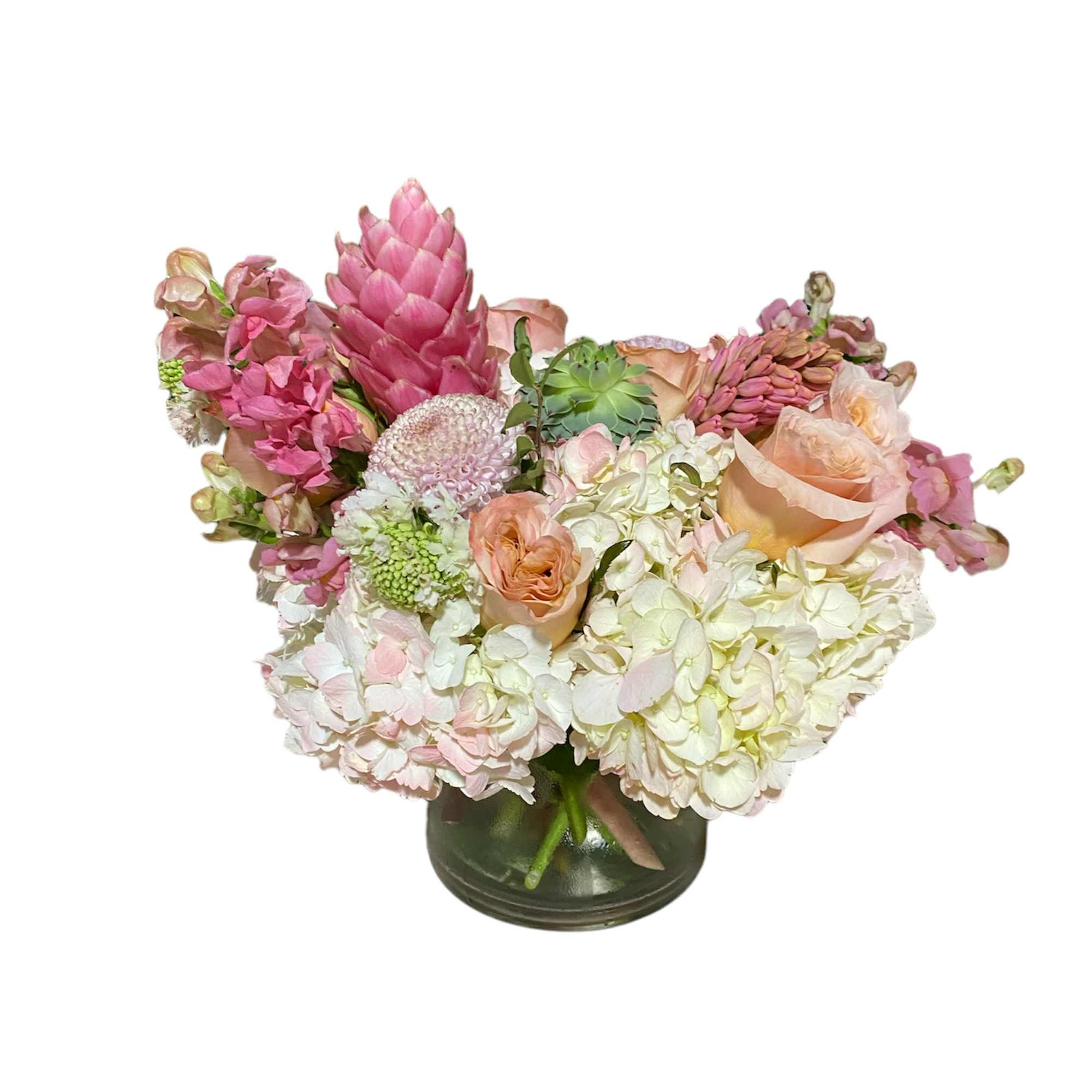elegant flower arrangement with all premium flowers 