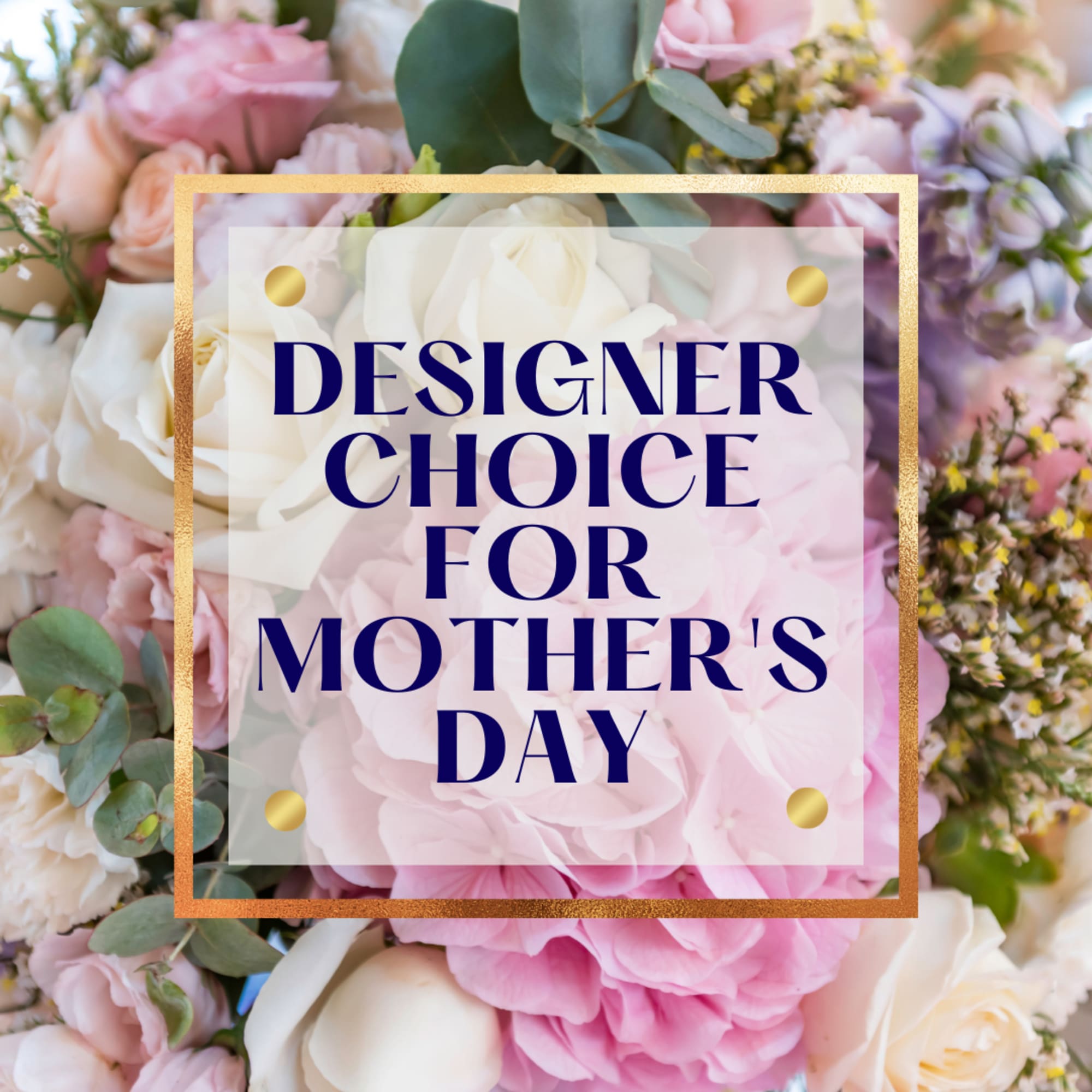 Our designers will hande select the freshest flowers to create a beautiful