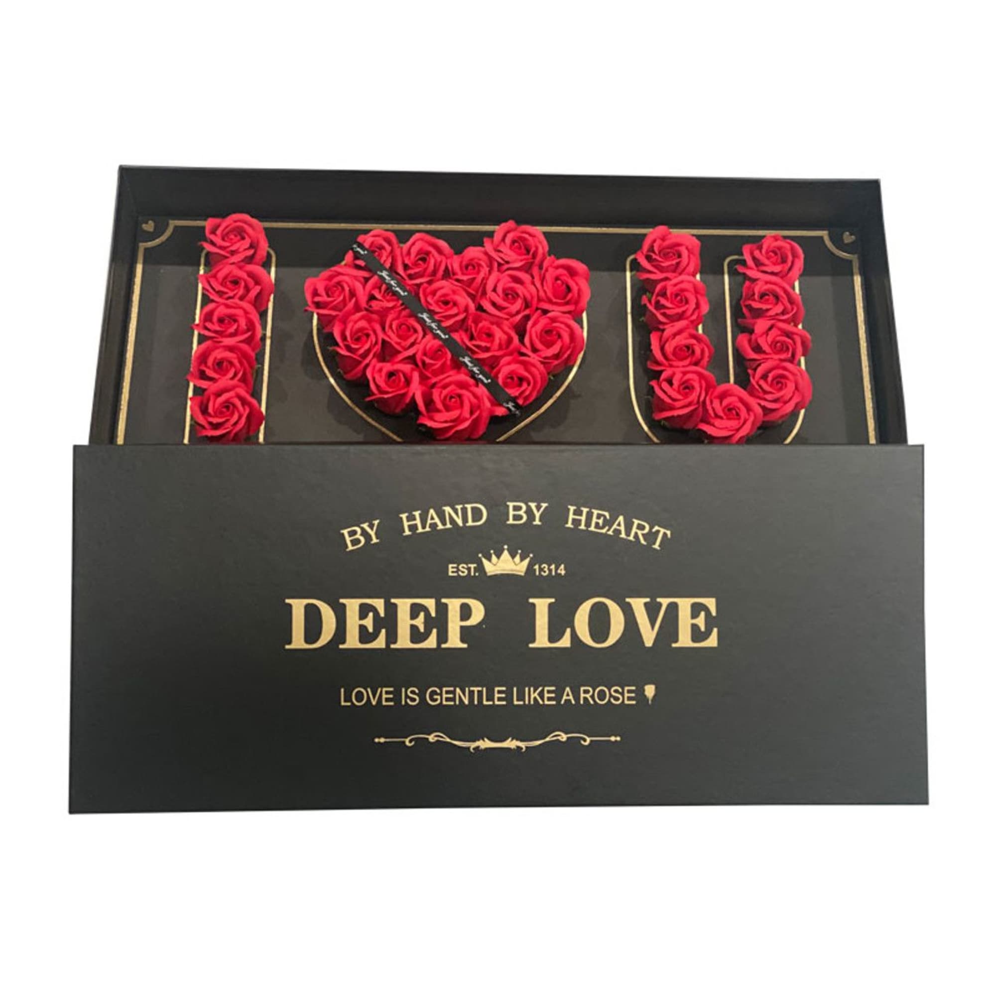 Express your deepest emotions with Eternal Love, a breathtaking floral display that