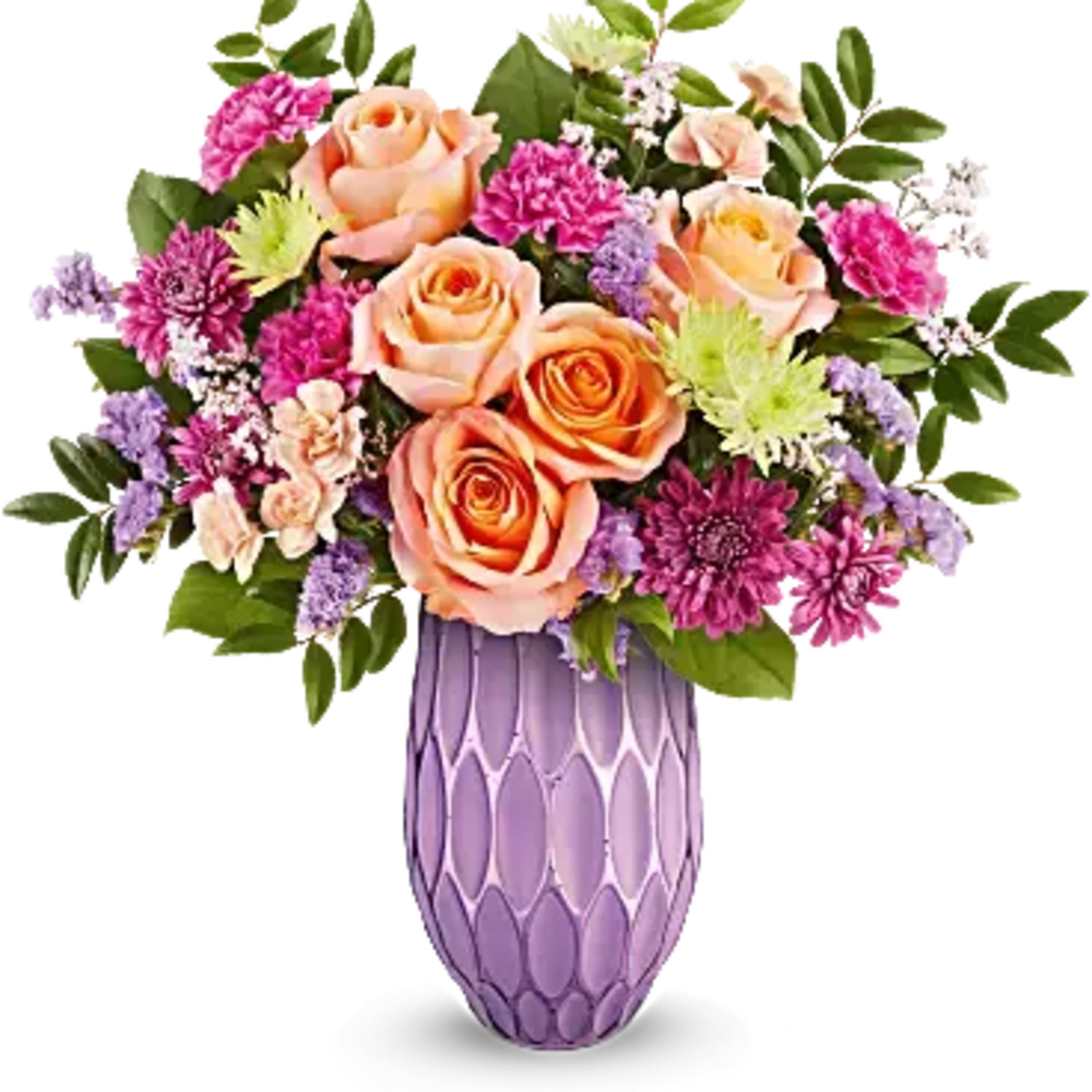Make her Mother&#039;s Day shine with Teleflora&#039;s Pretty Glow Bouquet, featuring a