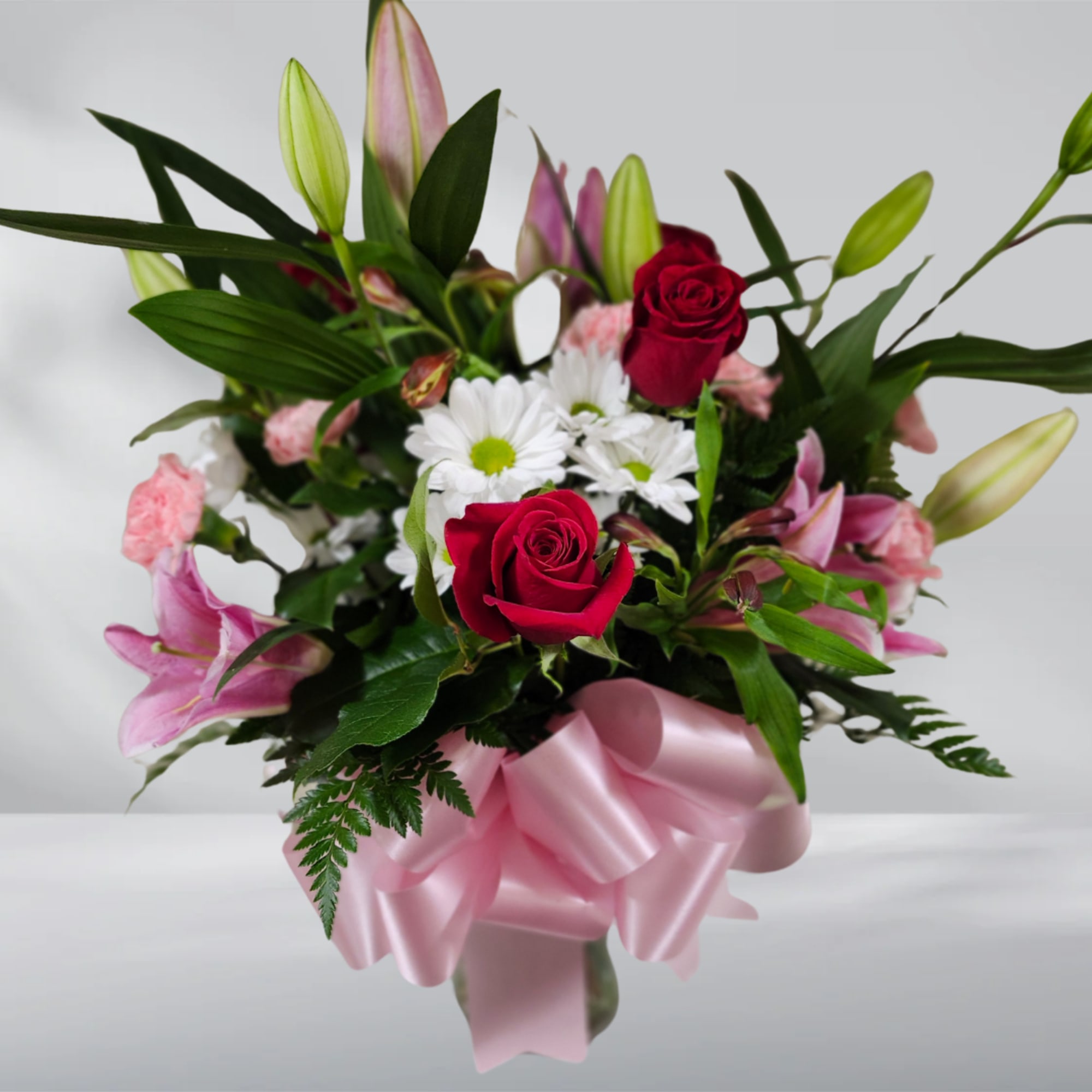 Celebrate Mother's Day with these seasonal bouquet of resh roses, lilies, and Celebrate Mother's Day with these seasonal bouquet of resh roses, lilies, and