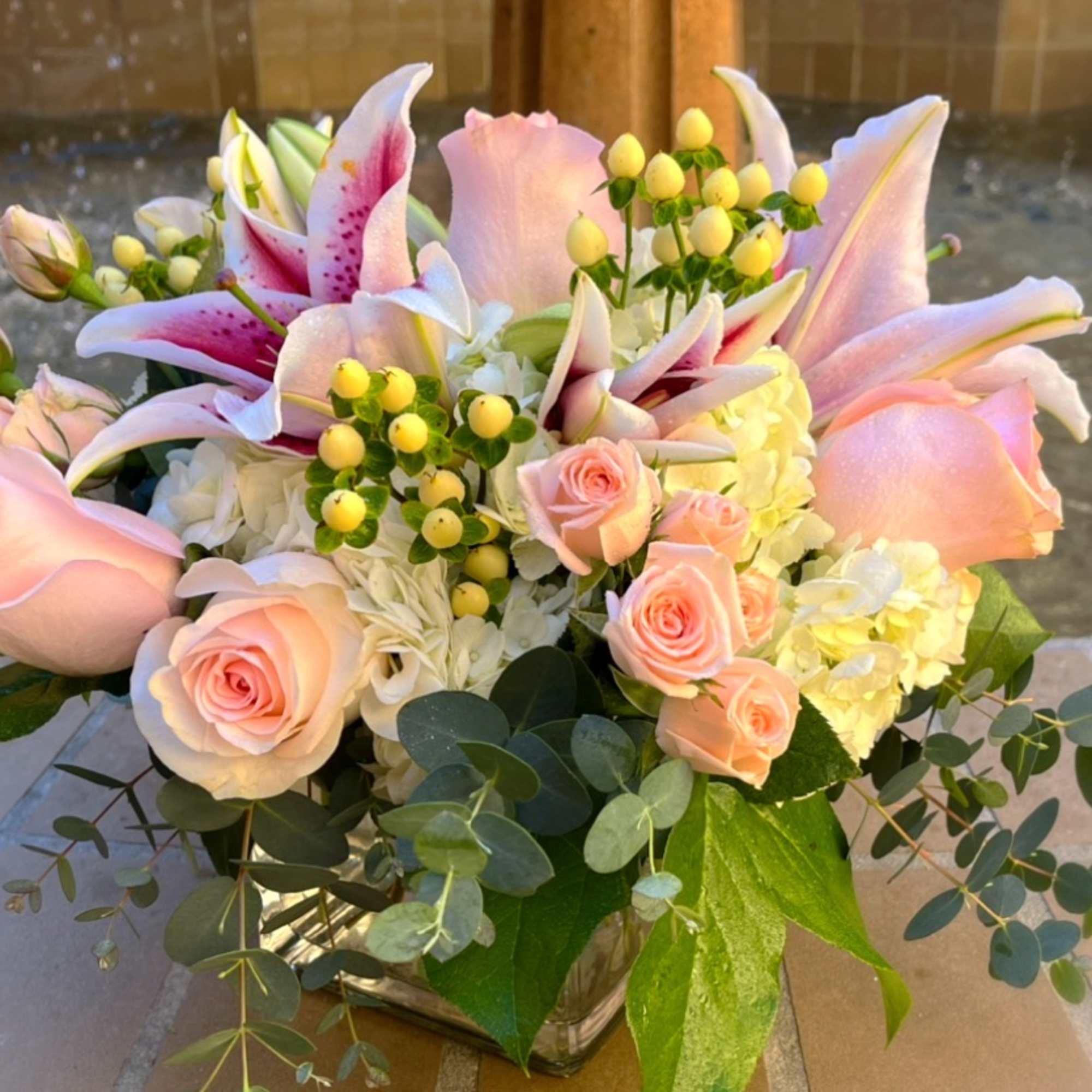 This arrangement is perfect for the little darling that receives it.. Star