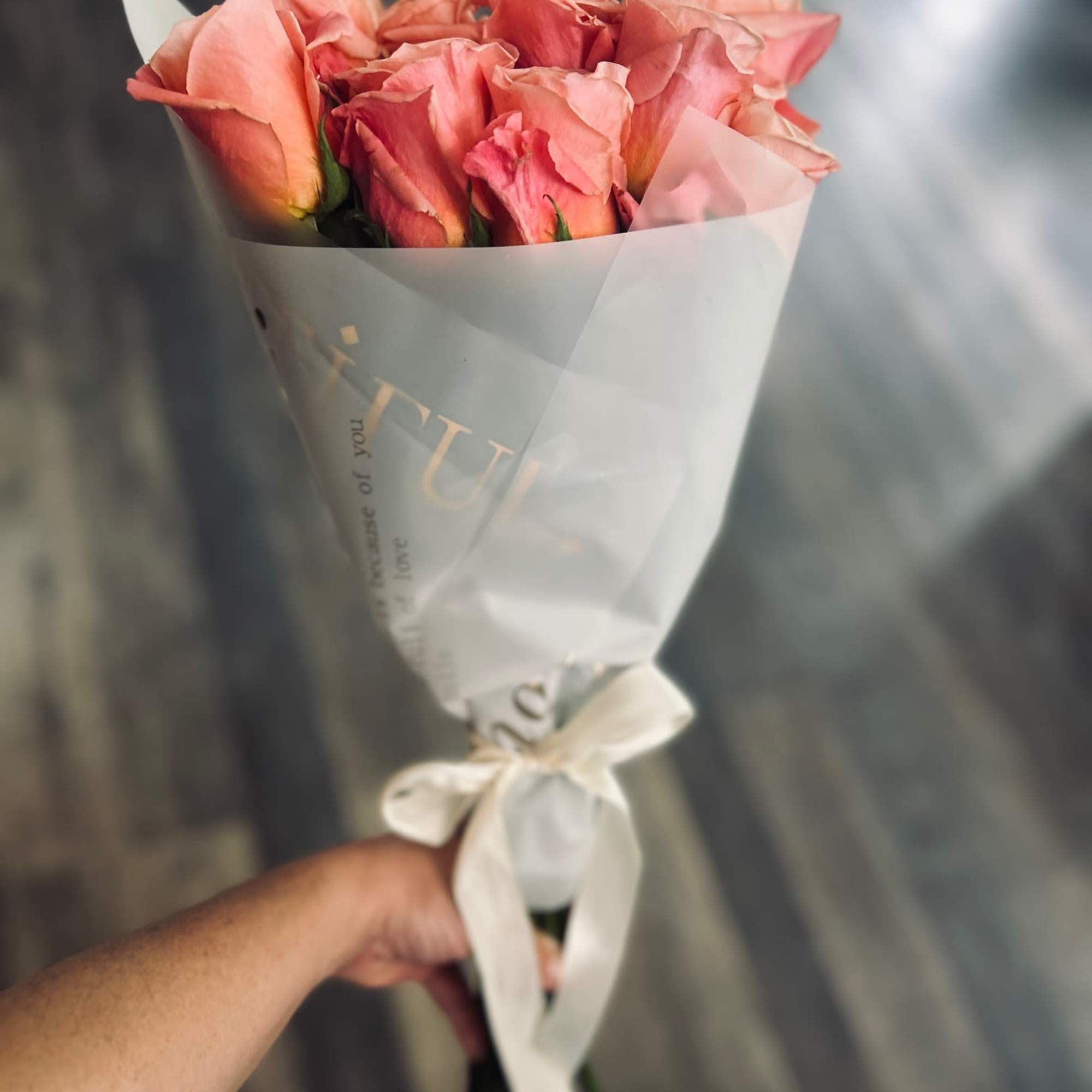 1 or 2 dozen fresh cut roses of your choice, delicately prepared 1 or 2 dozen fresh cut roses of your choice, delicately prepared