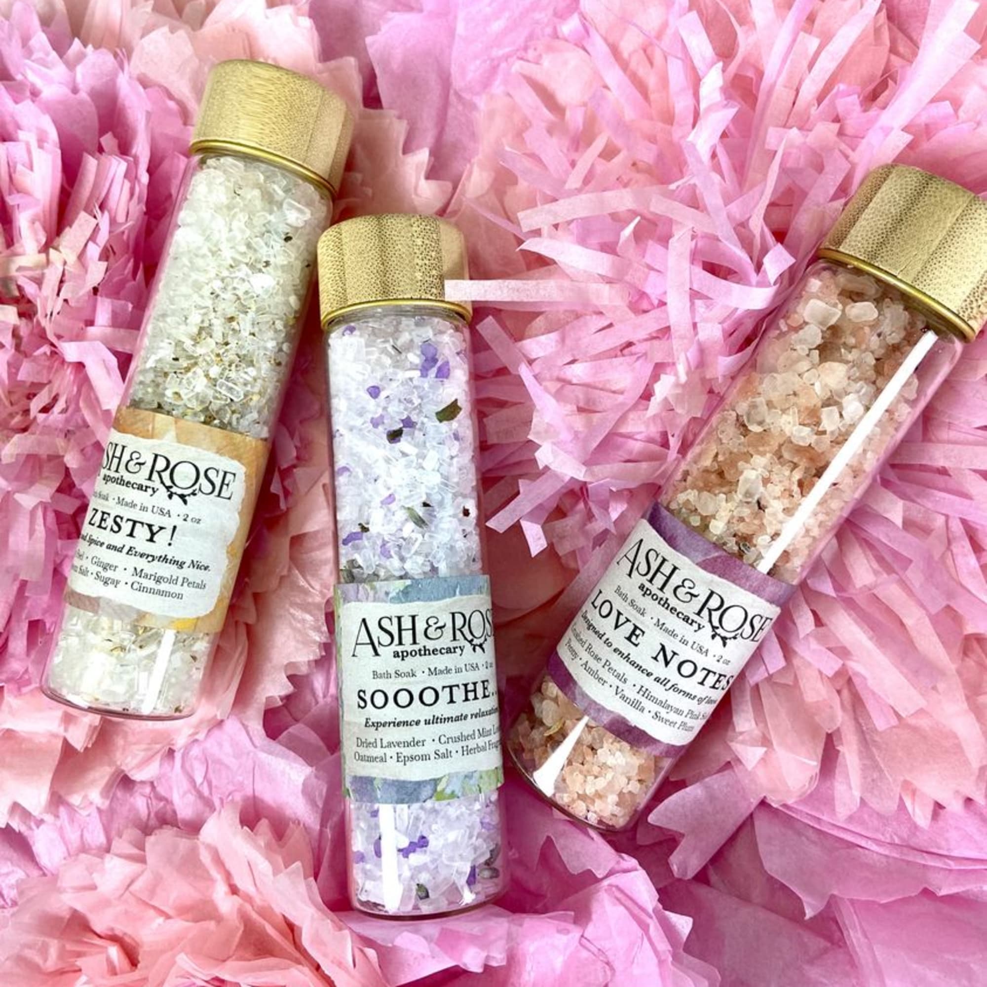 We offer 3 different varieties of this oatmeal Epsom salt bath soak: