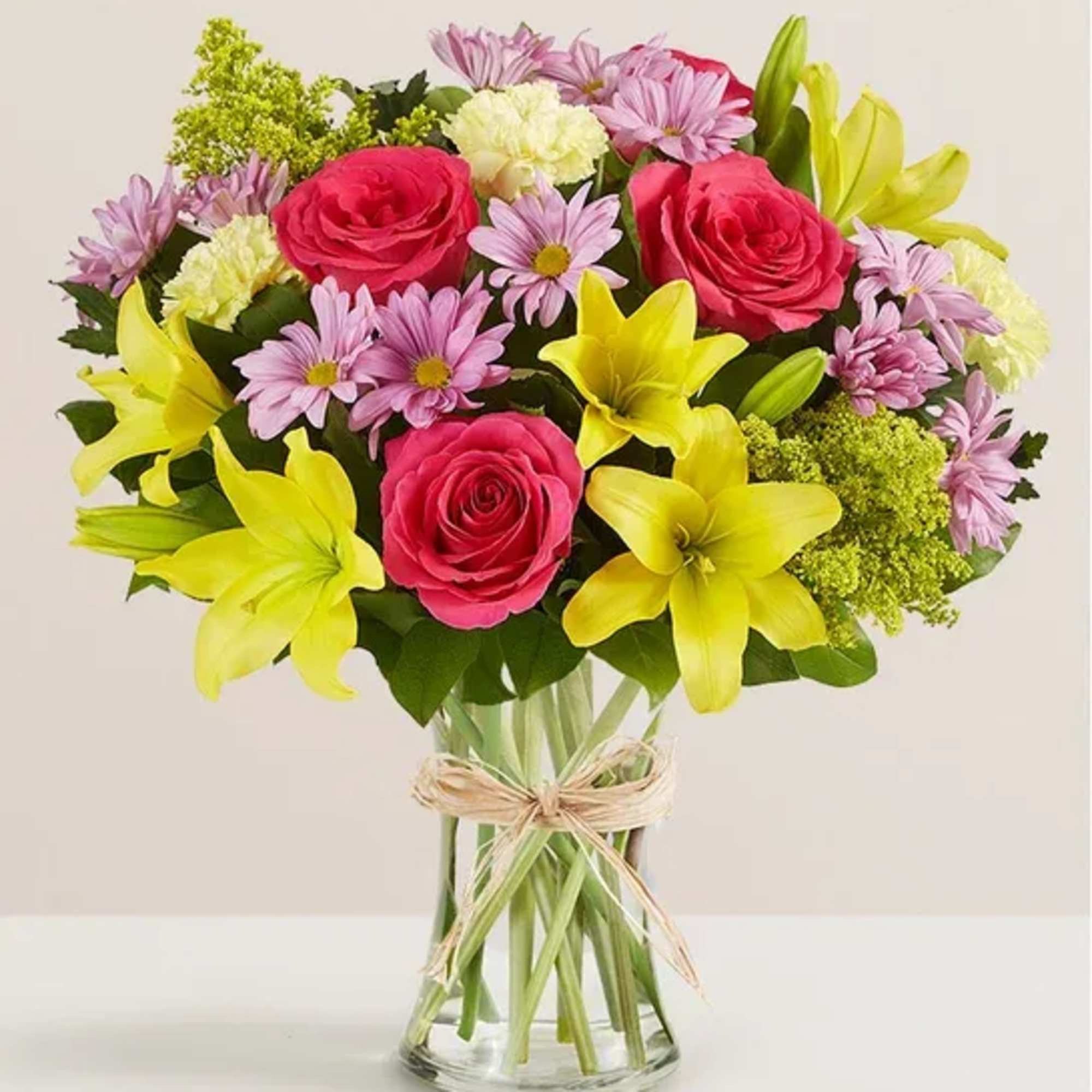 Spring bouquet is inspired by the traditional, hand-tied arrangements found in flower