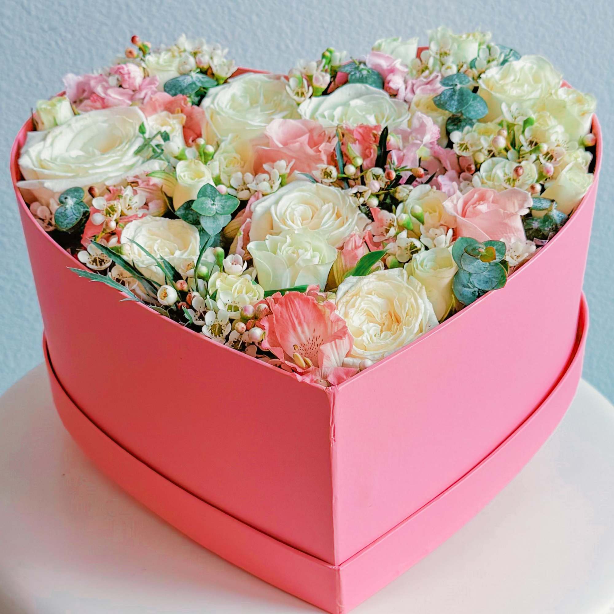 This pink pastel heart box is next level cute. It’s packed with This pink pastel heart box is next level cute. It’s packed with