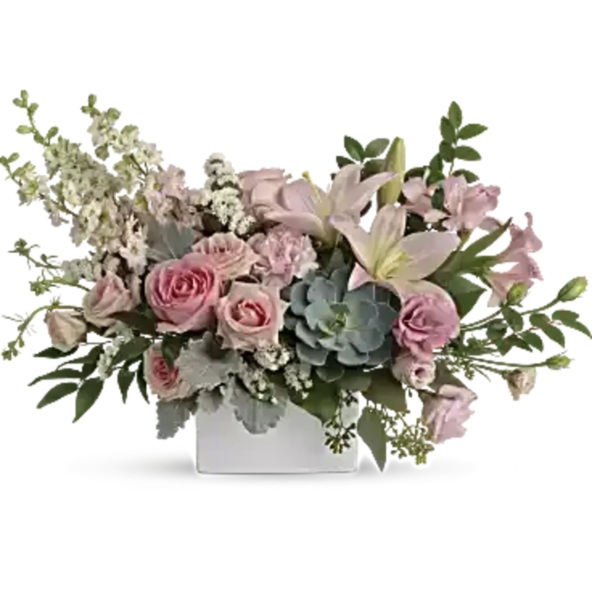 Take their breath away with the beautiful hello that this bouquet brings!