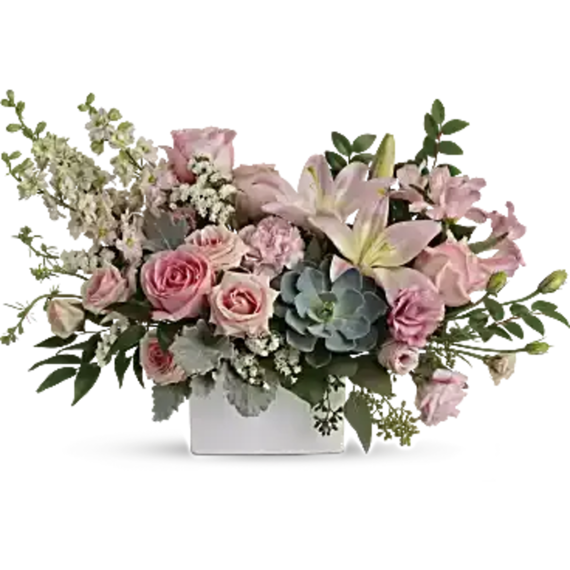 Take their breath away with the beautiful hello that this bouquet brings!