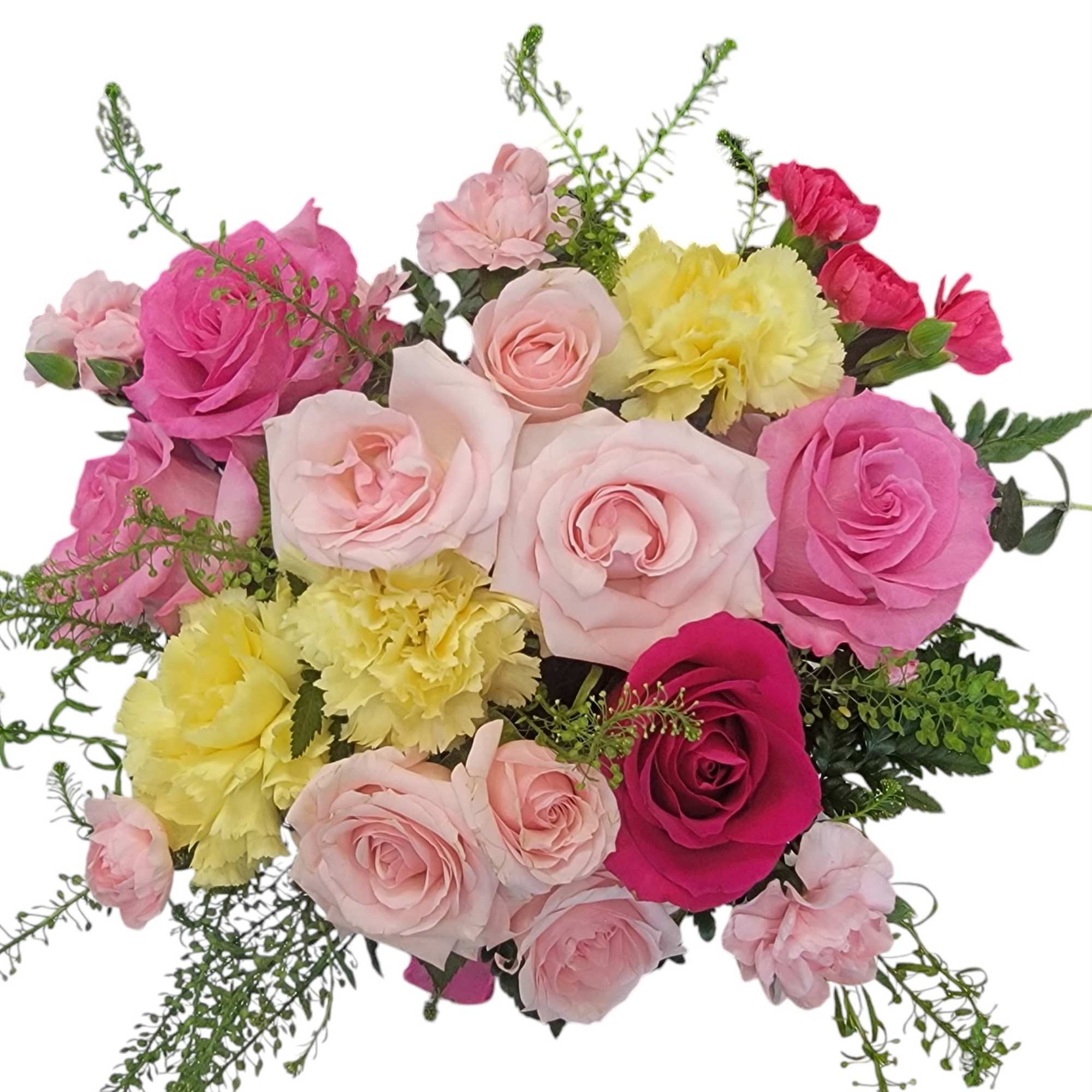 Sweet and petite is a good way to describe this arrangement. Perfect