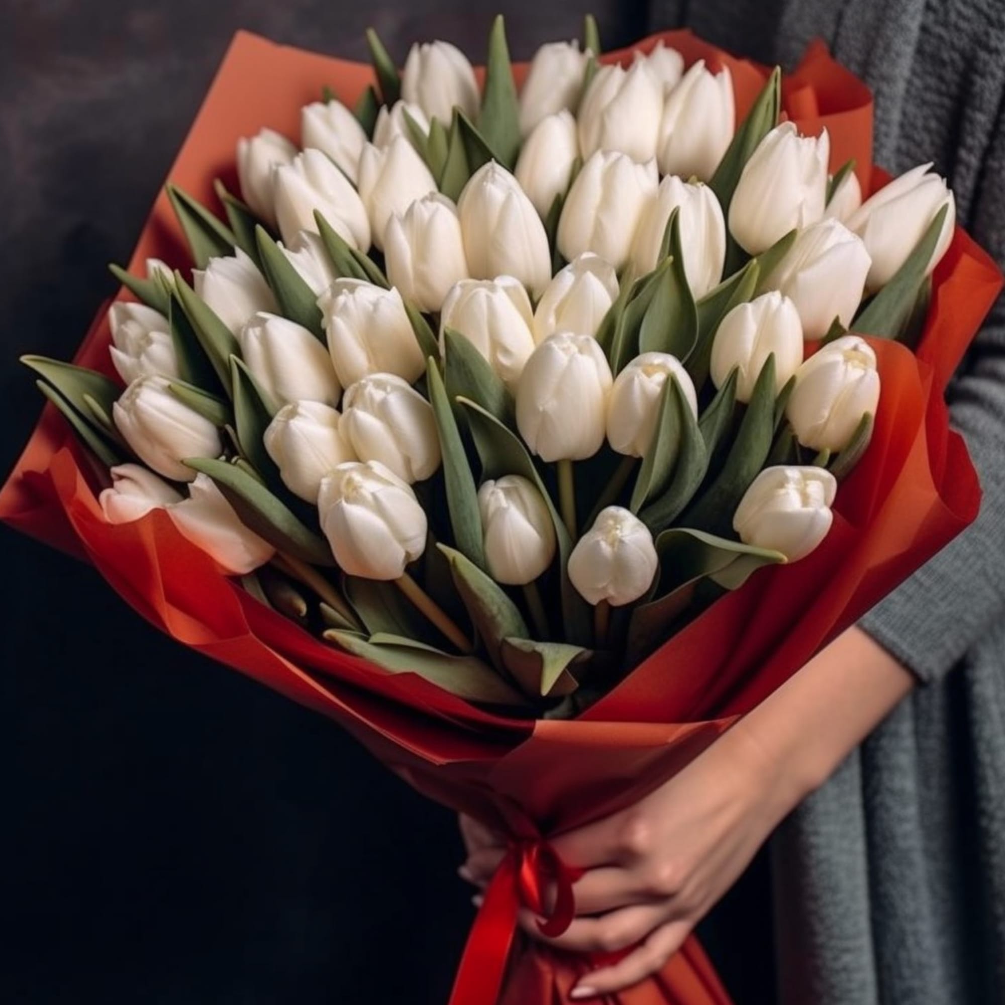 Shown As DELUXE. 
The &quot;Gabriel&quot; bouquet is a beautiful mix of white