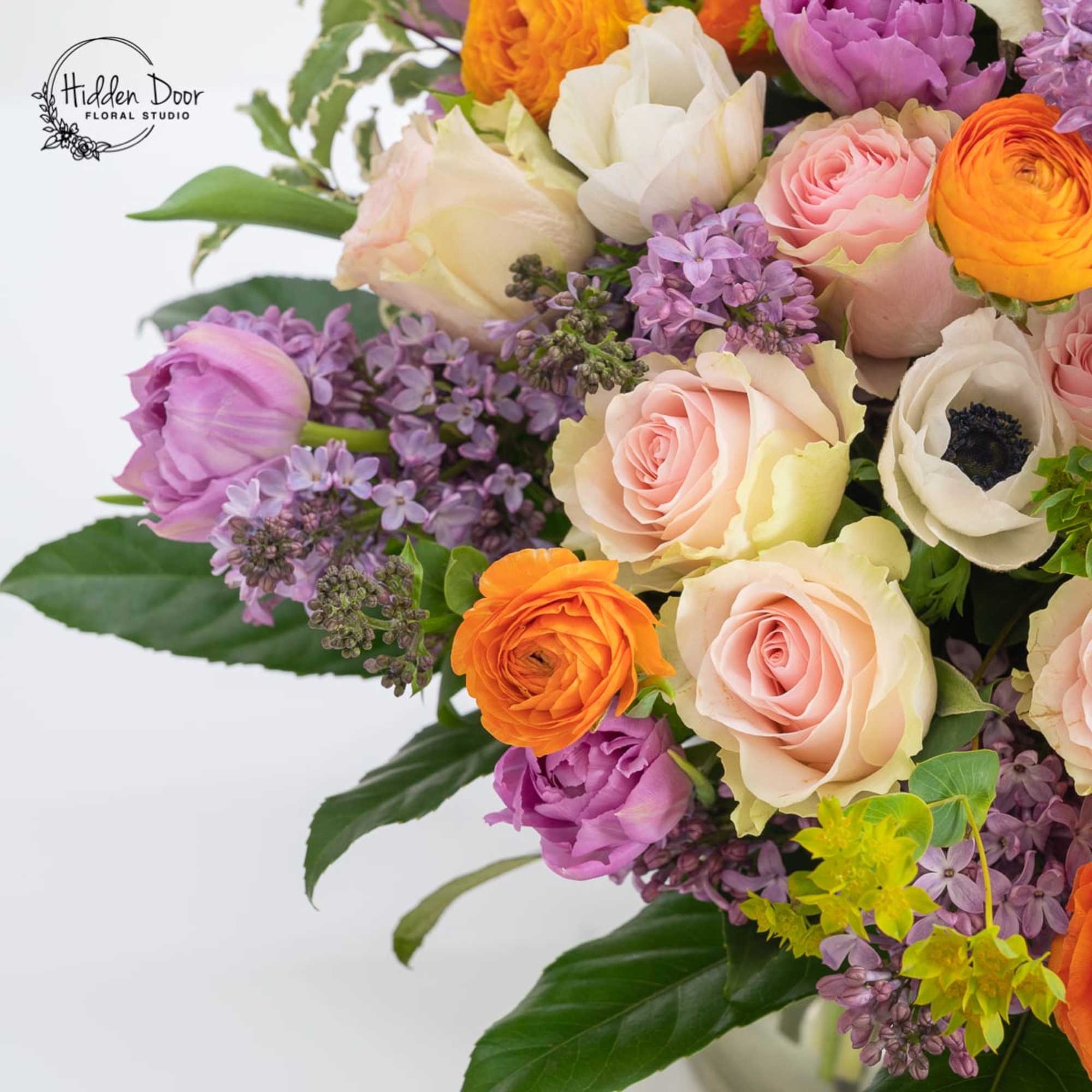 The Sonata floral arrangement is a beautiful, colorful, and vibrant piece that