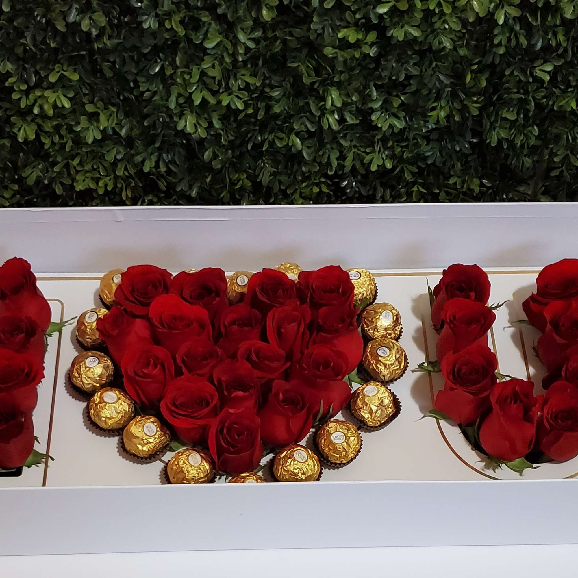 Say no more with this luxury box. &quot;I LOVE YOU&quot; filled with