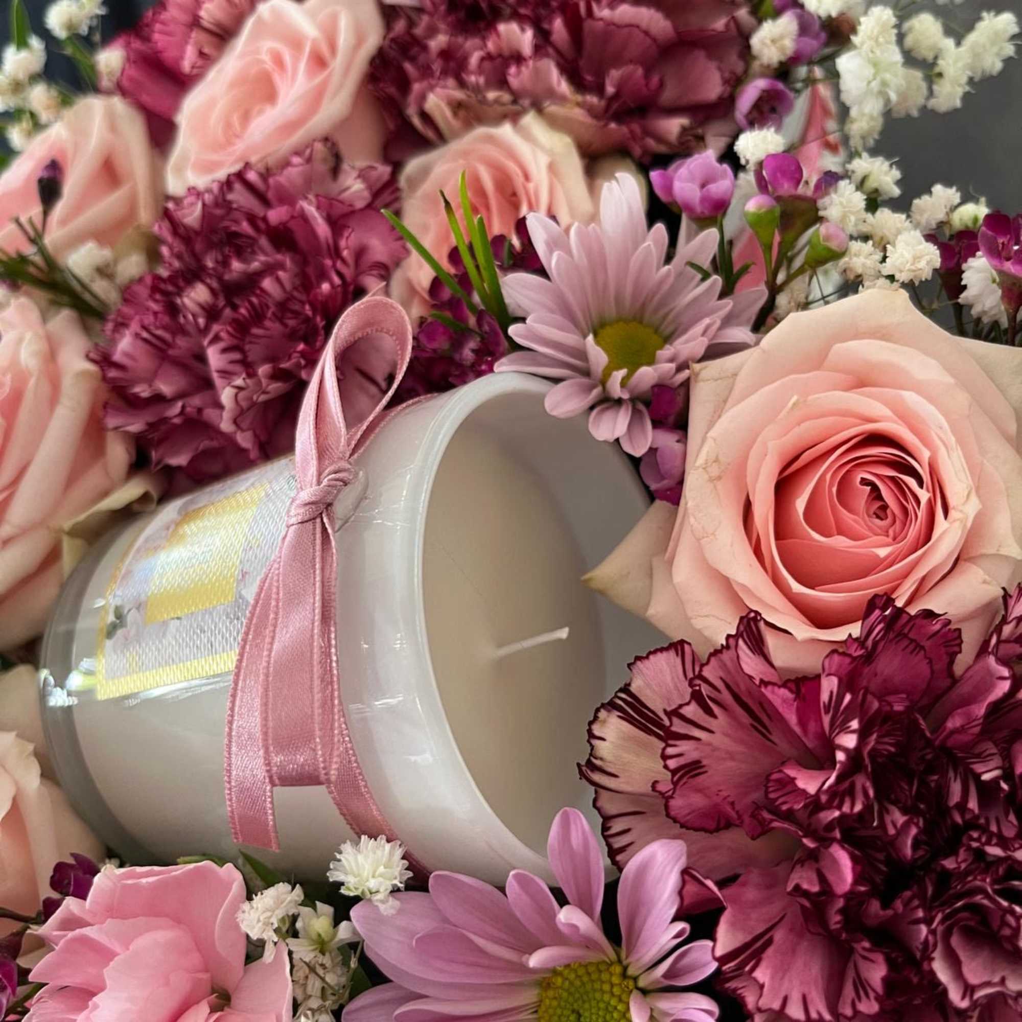 Surprise your recipient with this very special fresh cut heart box arrangement!