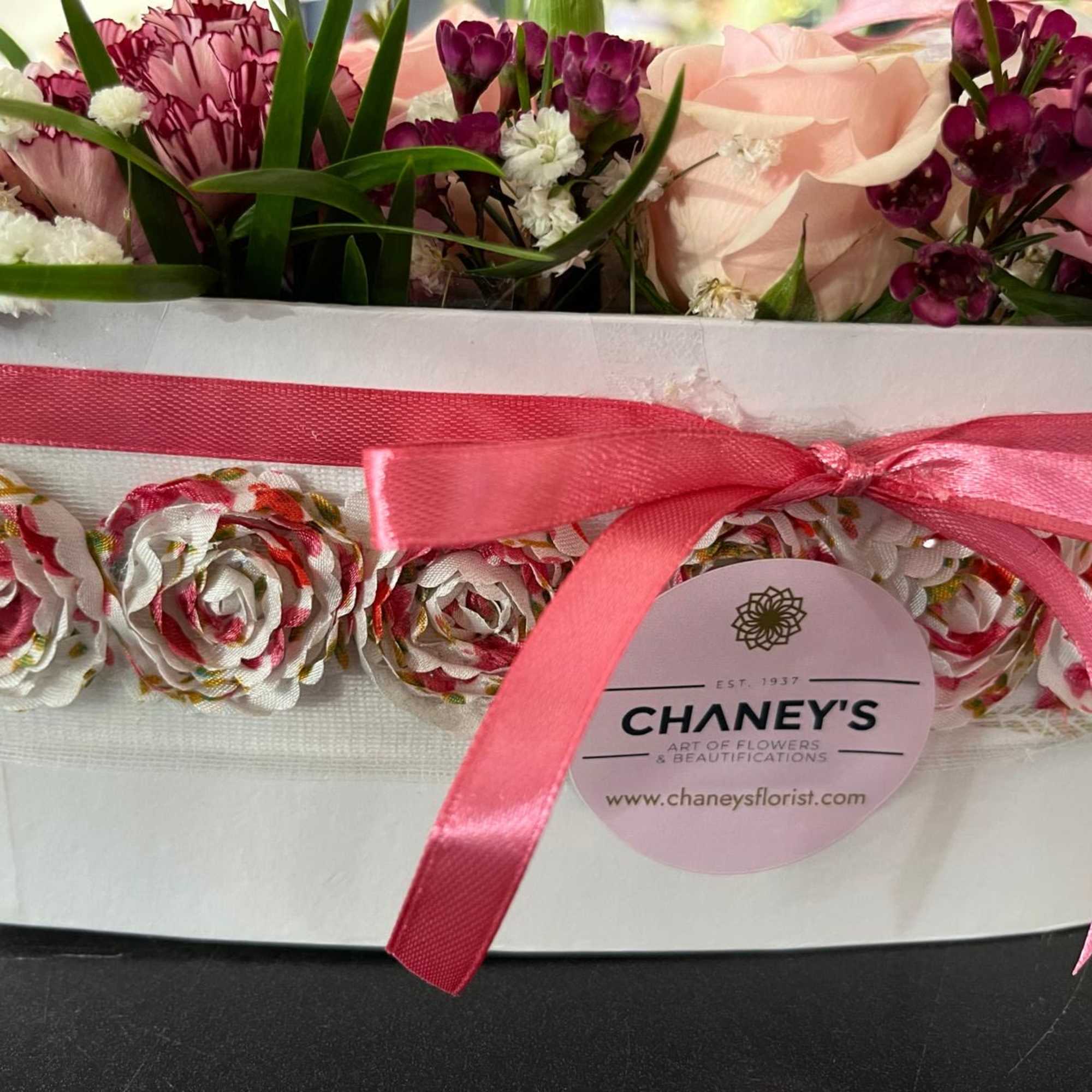 Surprise your recipient with this very special fresh cut heart box arrangement!