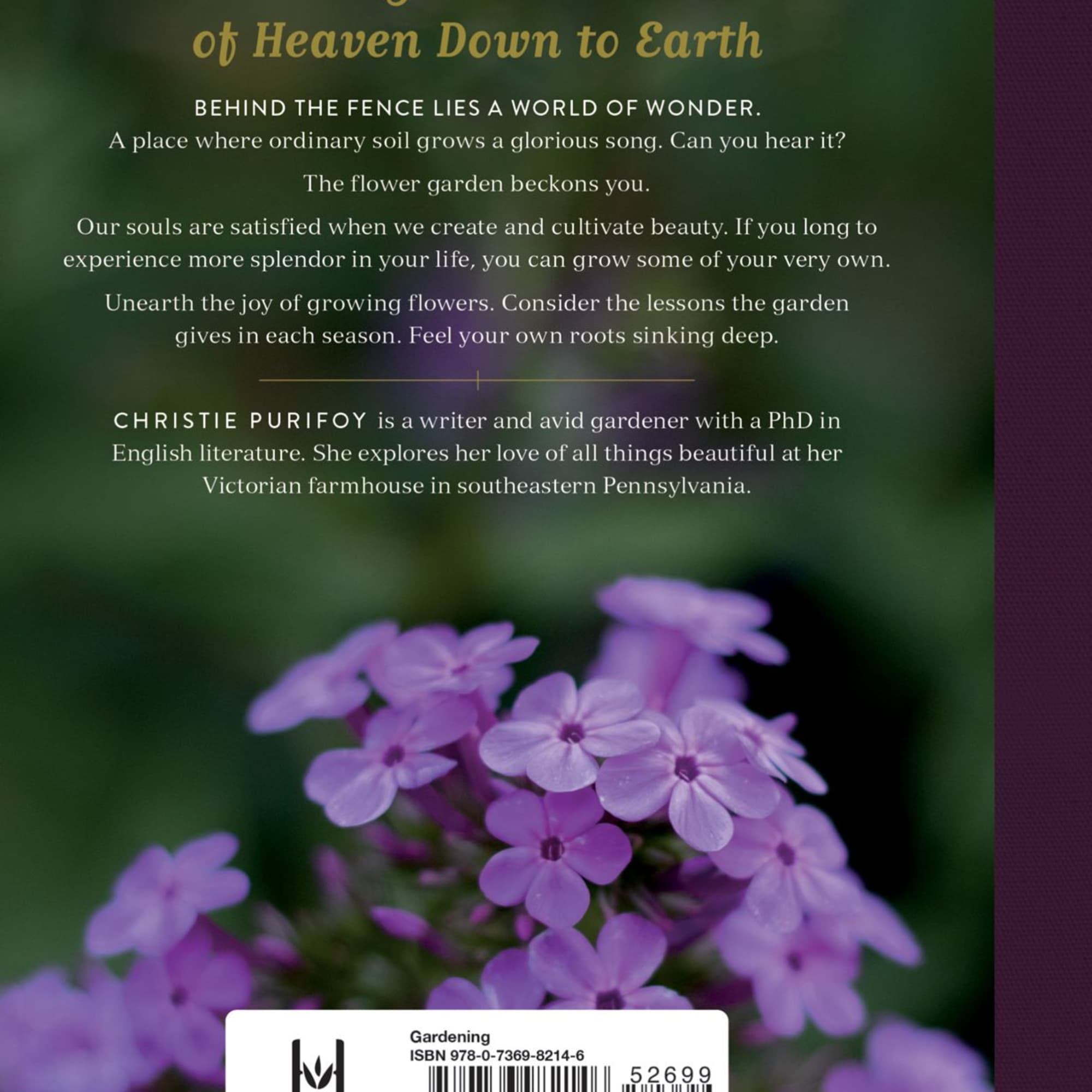 Growing a life with beauty and wonder with flowers