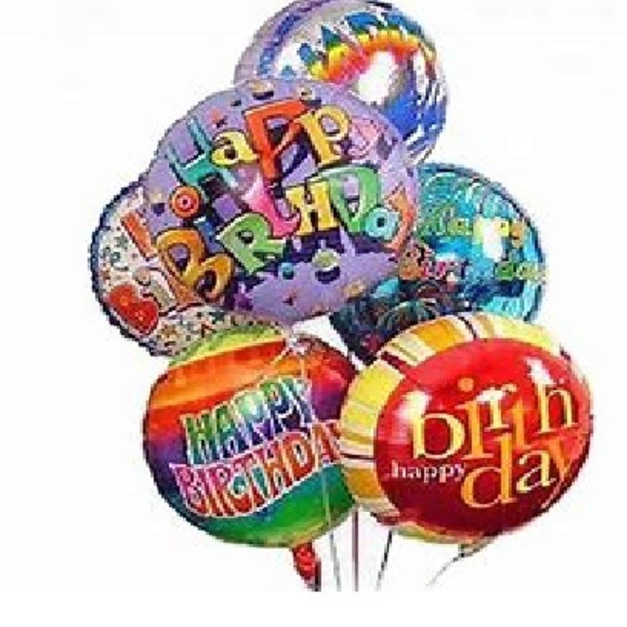 Mylar Balloons for any occasion, (STANDARD - 10 Balloons is $65.00)
