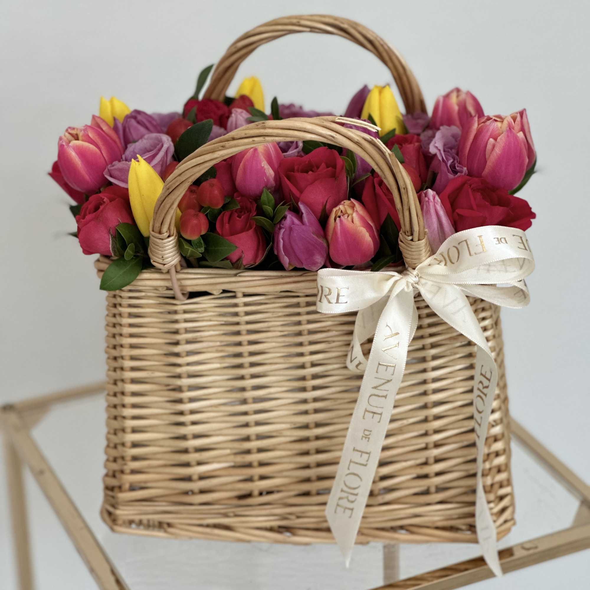 This lovely bag is a celebration of spring&#039;s vibrant spirit, bringing a