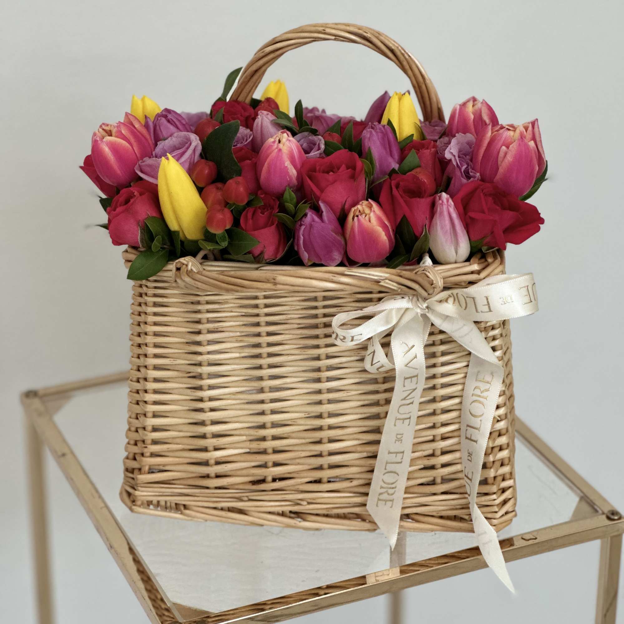This lovely bag is a celebration of spring&#039;s vibrant spirit, bringing a