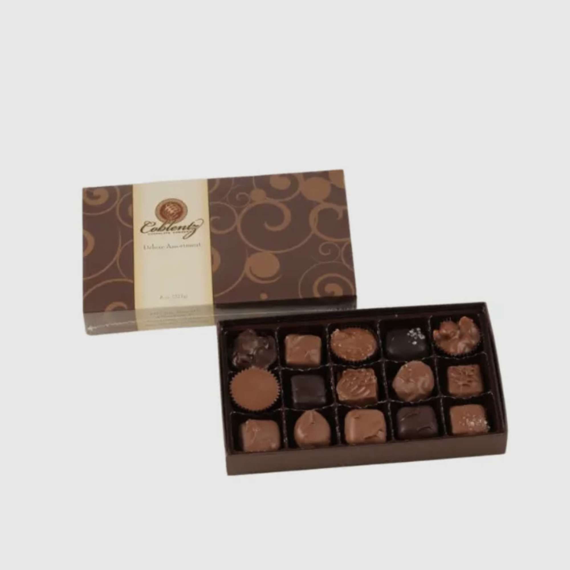 Send a box of our favorite chocolates. 
Perfect to add to your