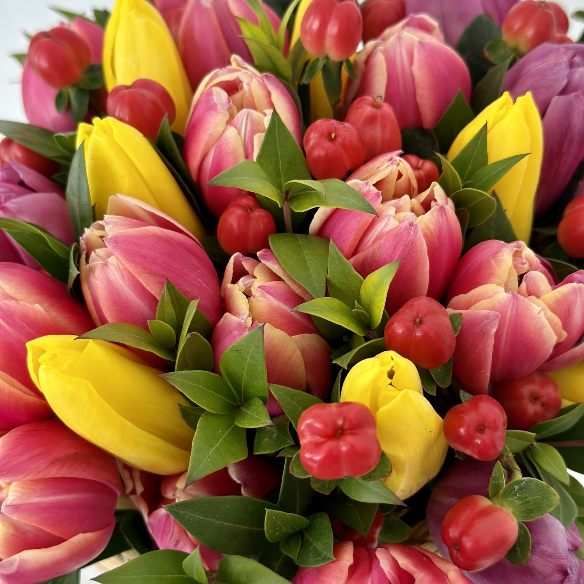 This lovely basket is a celebration of spring&#039;s vibrant spirit, bringing a