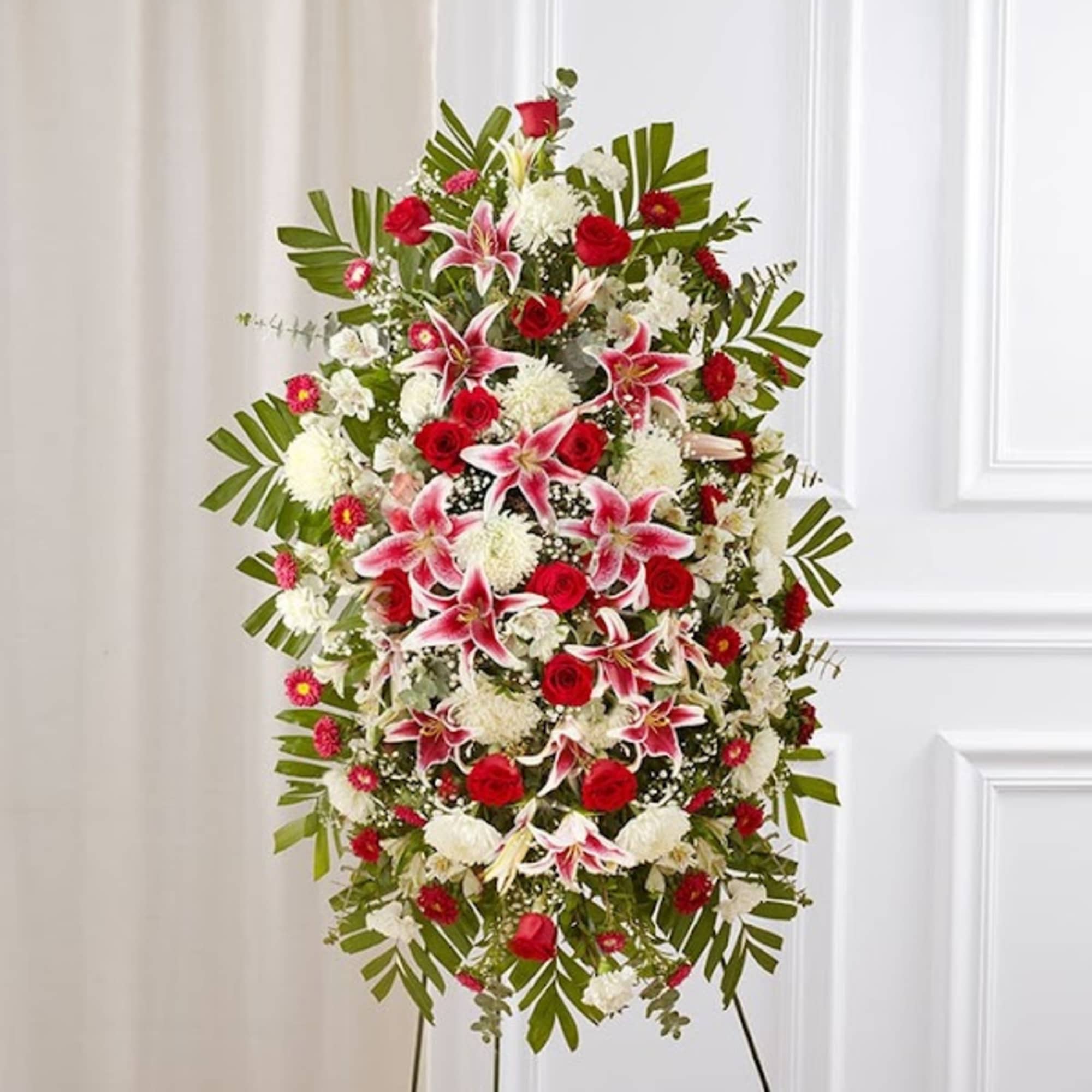 Product ID: 91289

With red flowers that symbolize love and white flowers that