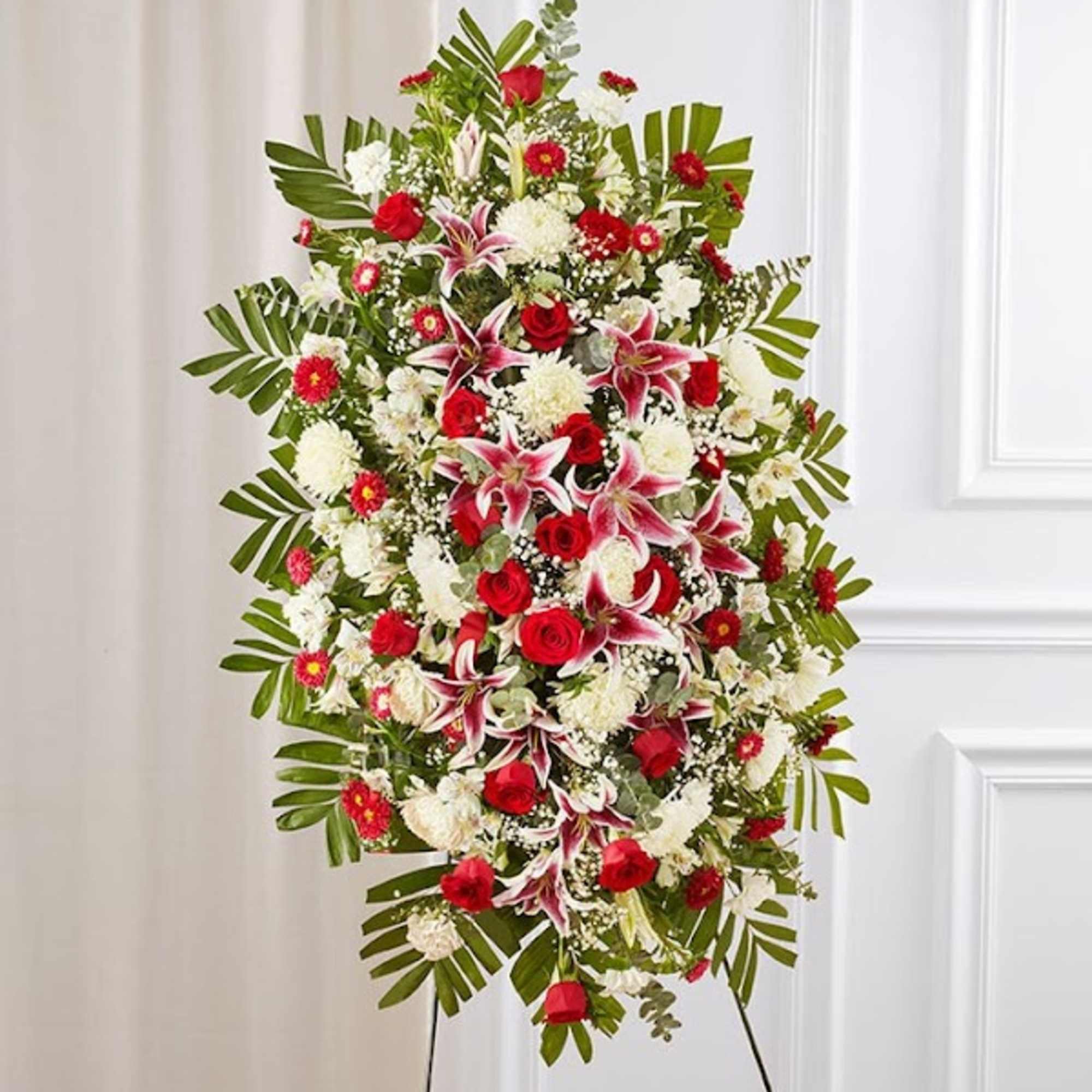 Product ID: 91289

With red flowers that symbolize love and white flowers that