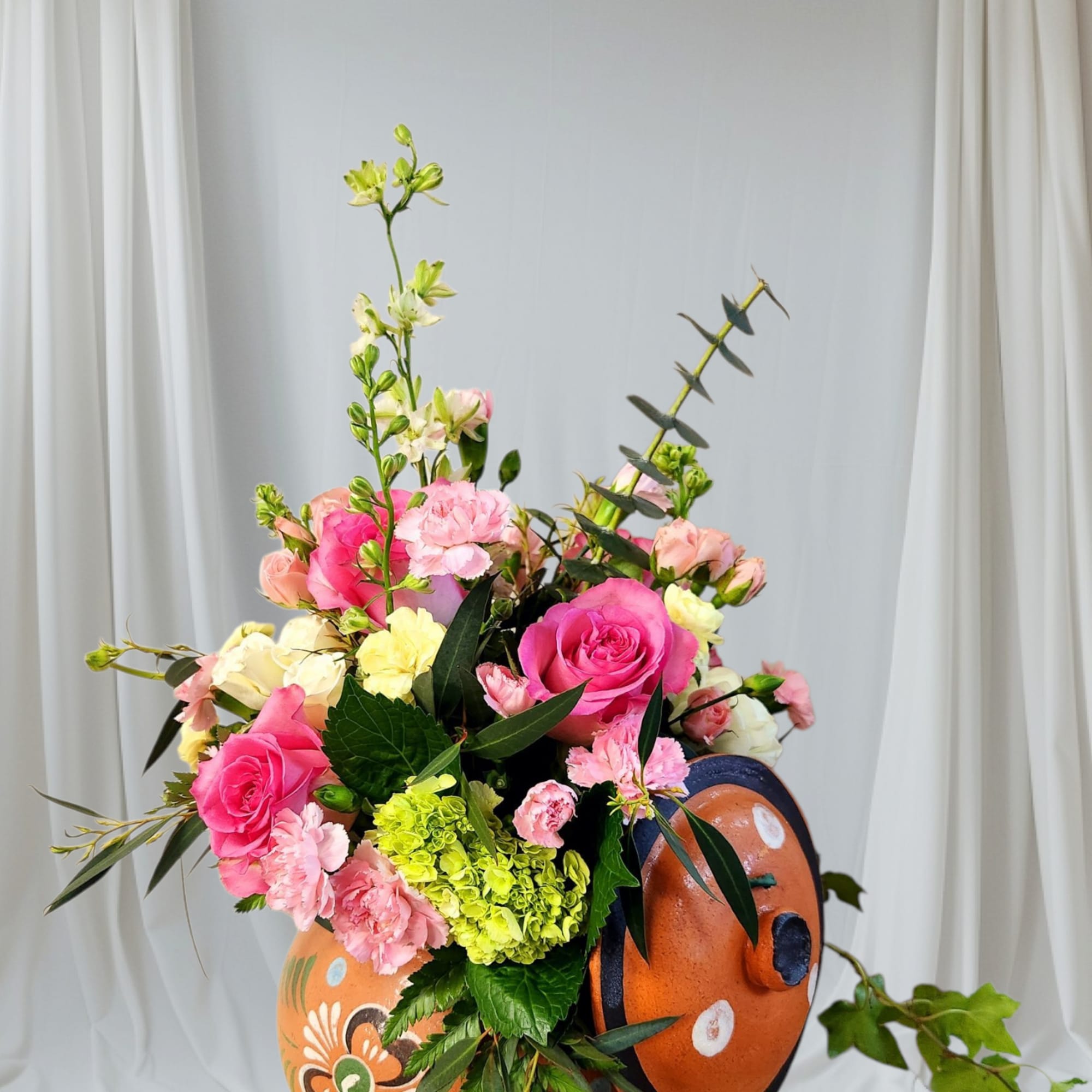 Pinks,purple, yellow its a surprise 