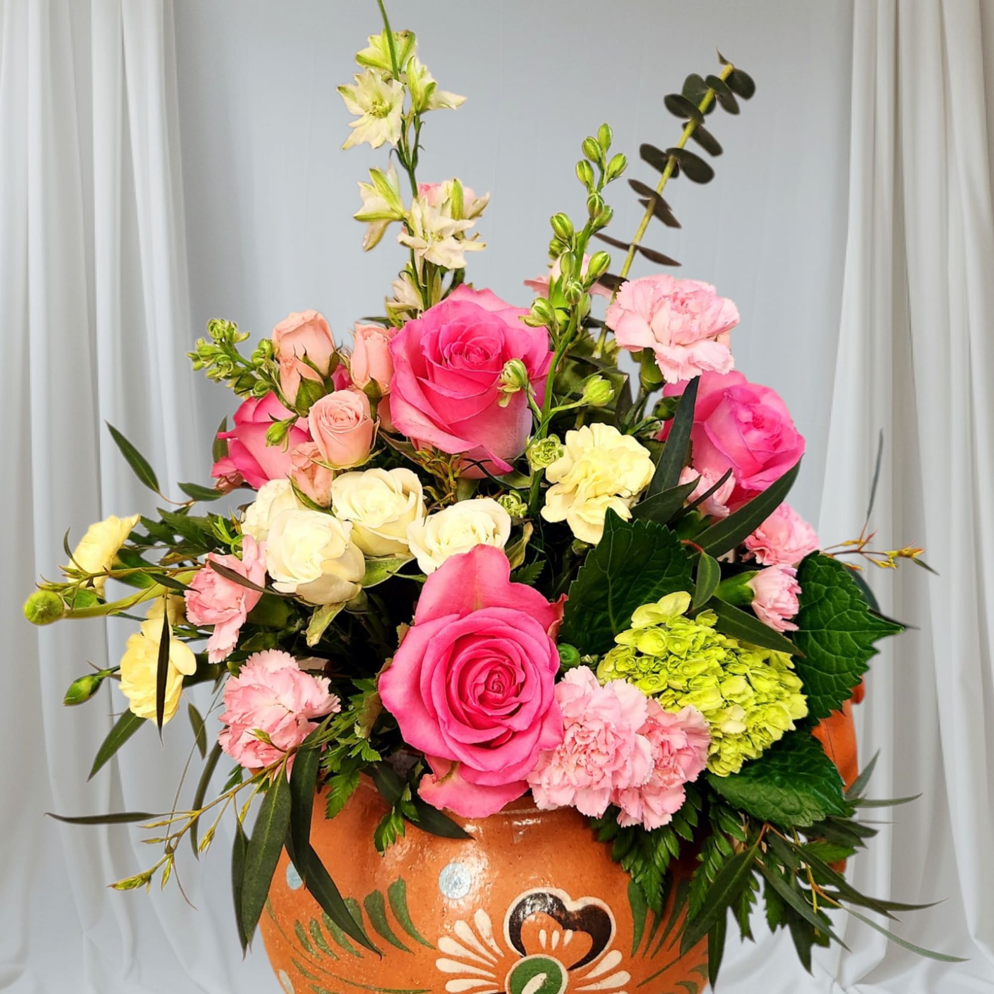 Pinks,purple, yellow its a surprise 