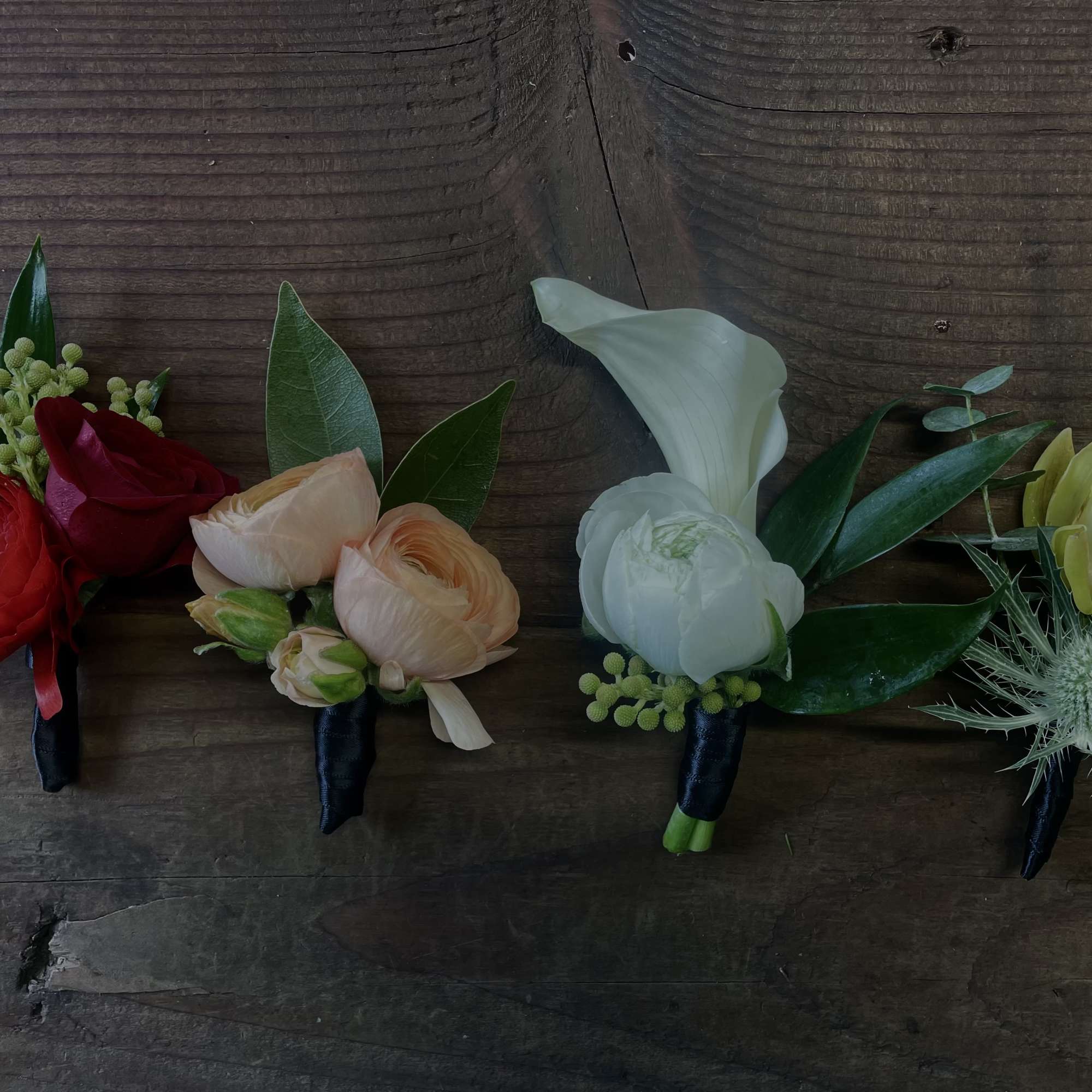 Boutounnieres  add a touch of elegance and personality to a persons