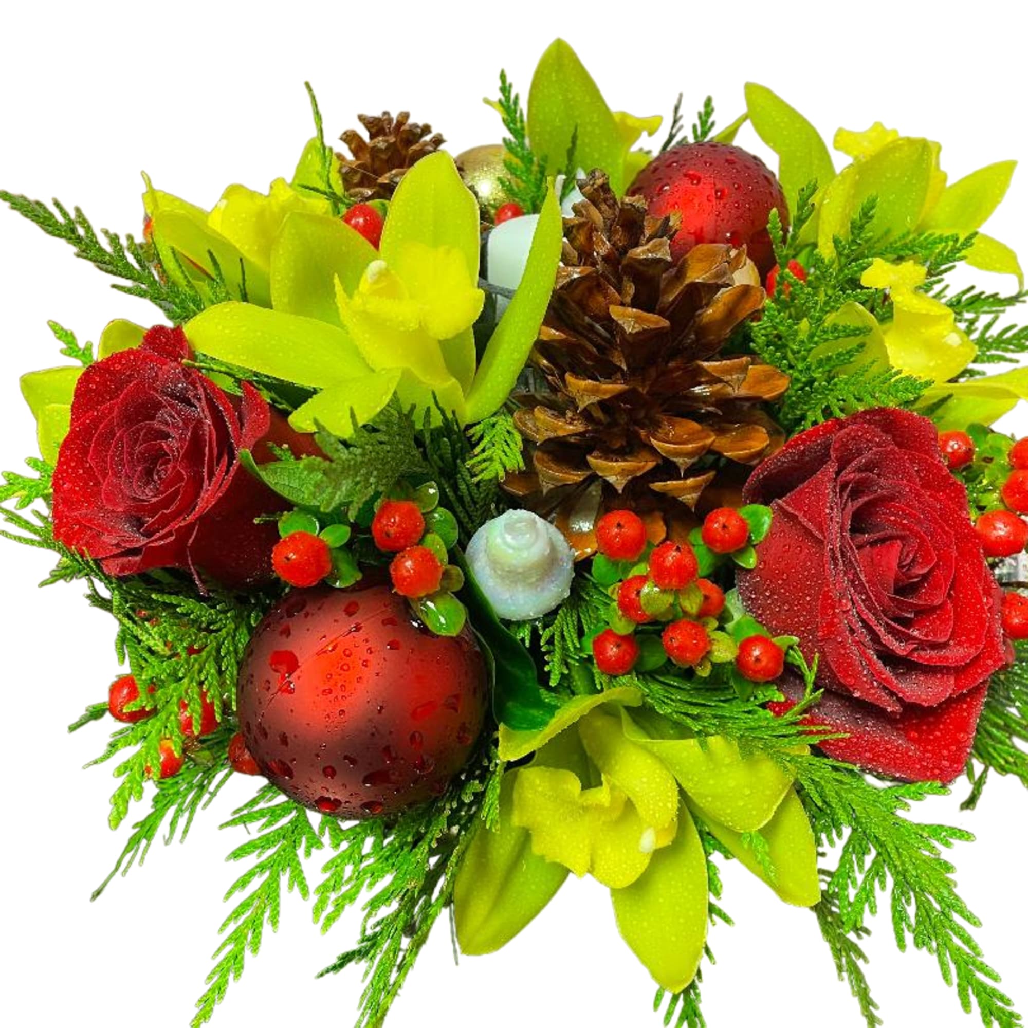 Flower availability changes seasonally. Your arrangement may vary slightly from the photo