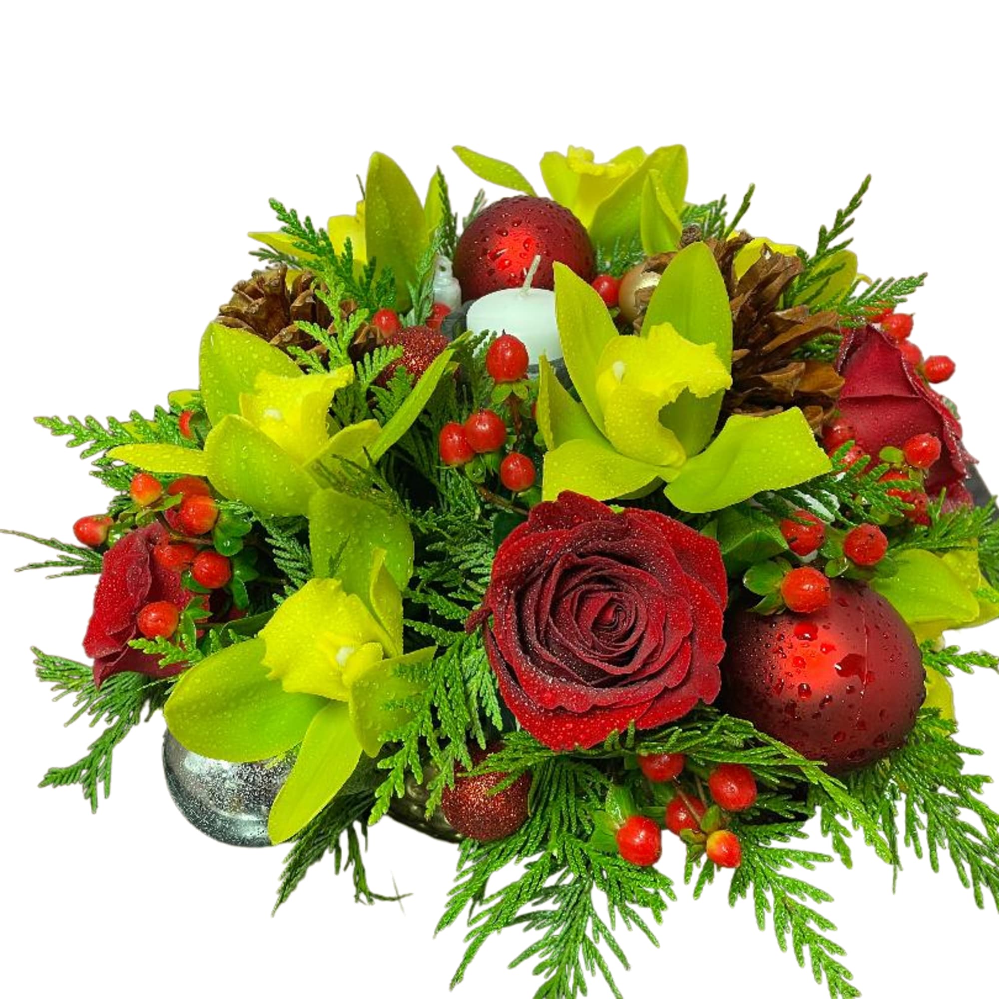 Flower availability changes seasonally. Your arrangement may vary slightly from the photo