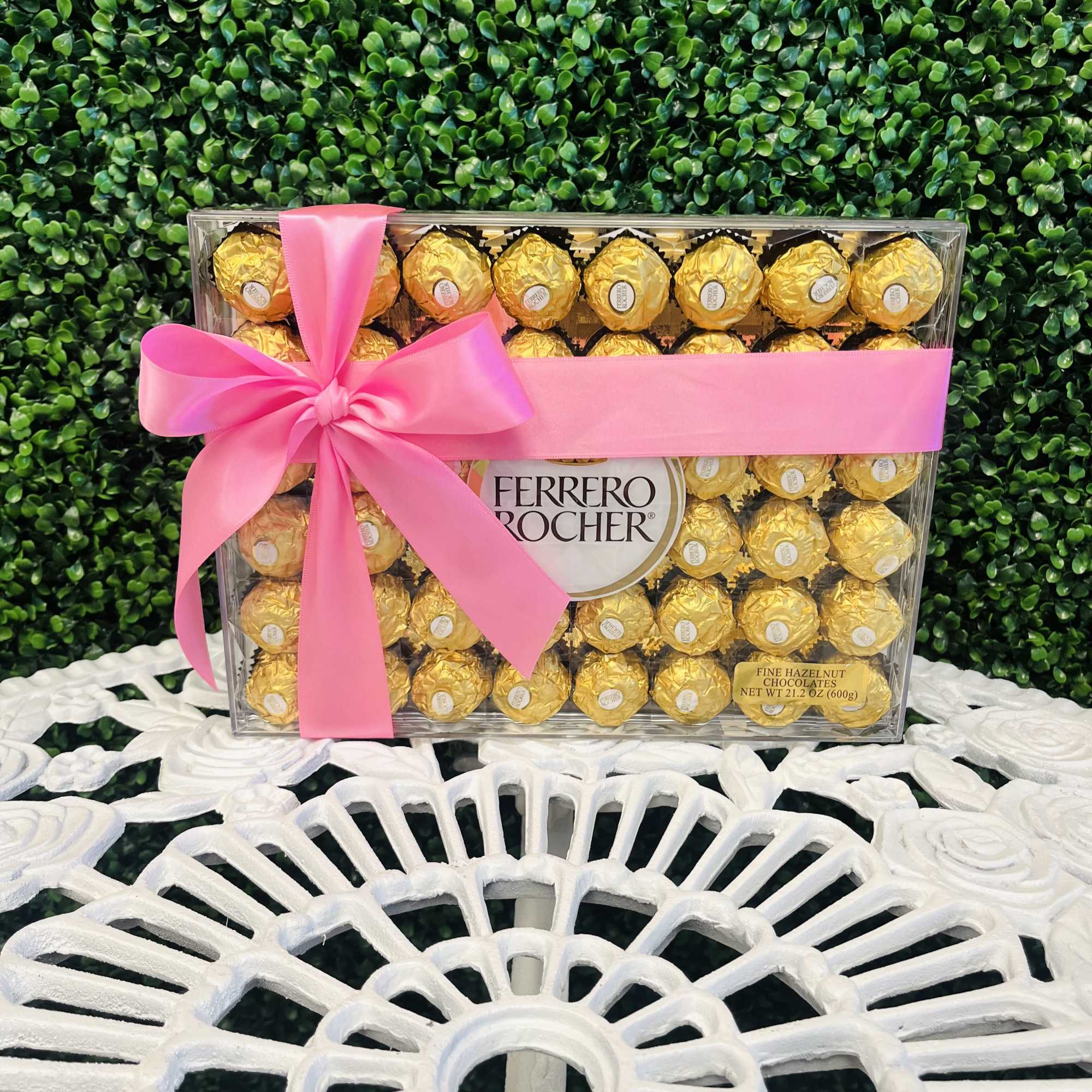 Full Size Chocolate Box ( may contain peanuts).
FERRERO ROCHER