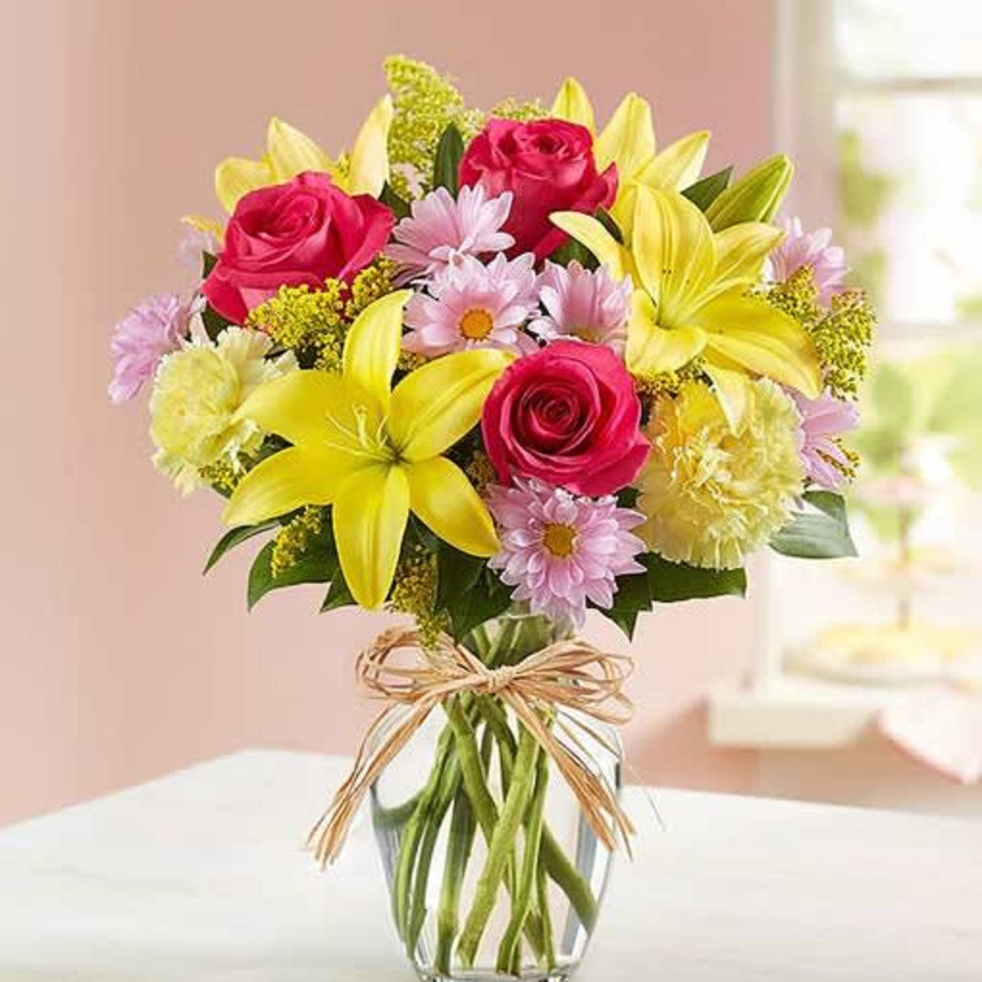 Mom is in for a beautiful surprise! Our best-selling Mother&rsquo;s Day arrangement