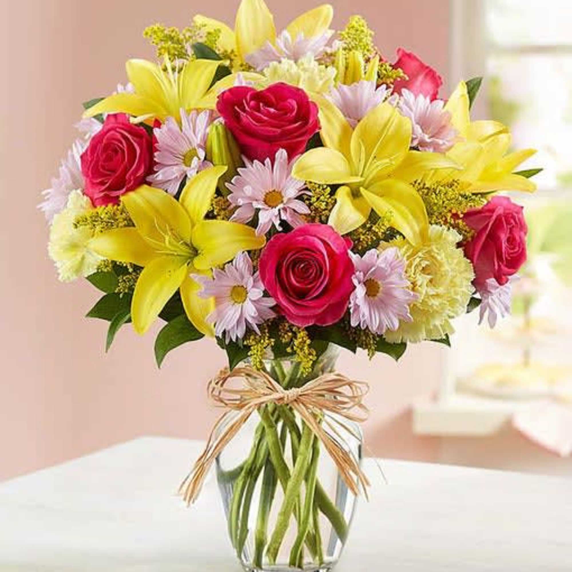 Mom is in for a beautiful surprise! Our best-selling Mother&rsquo;s Day arrangement