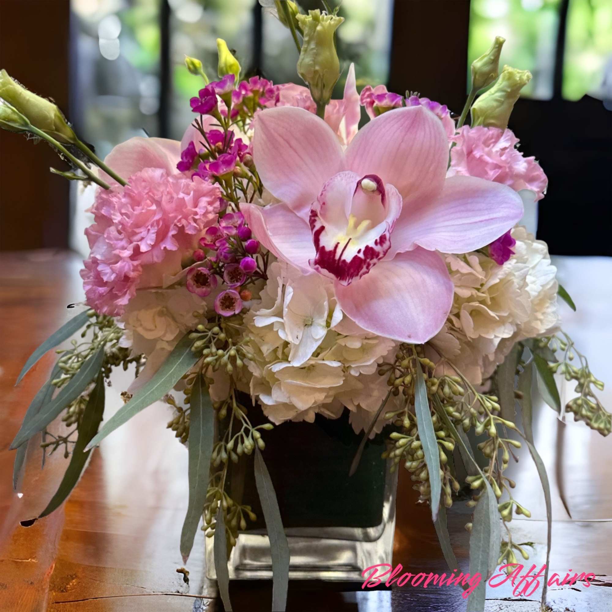 Beautiful arrangement in a vase