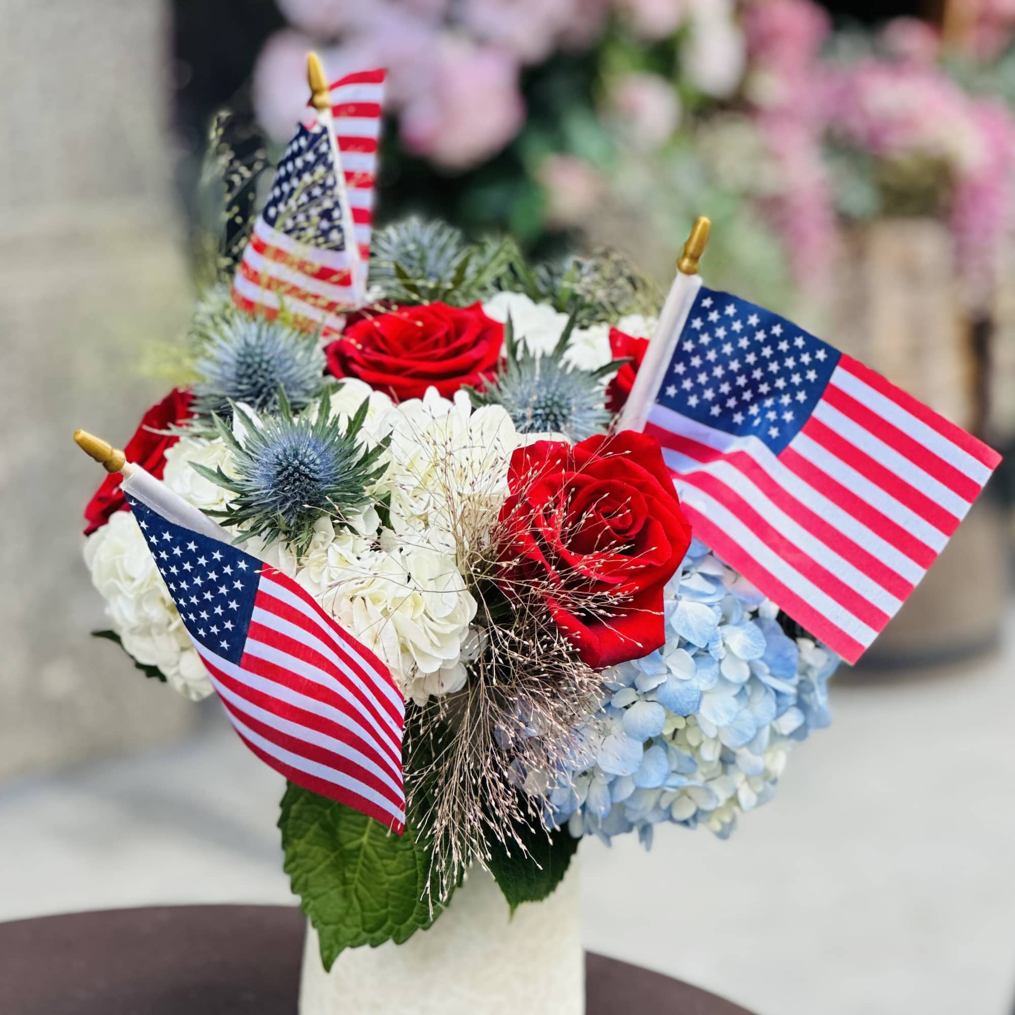 Red, White, and blue
Patriot 