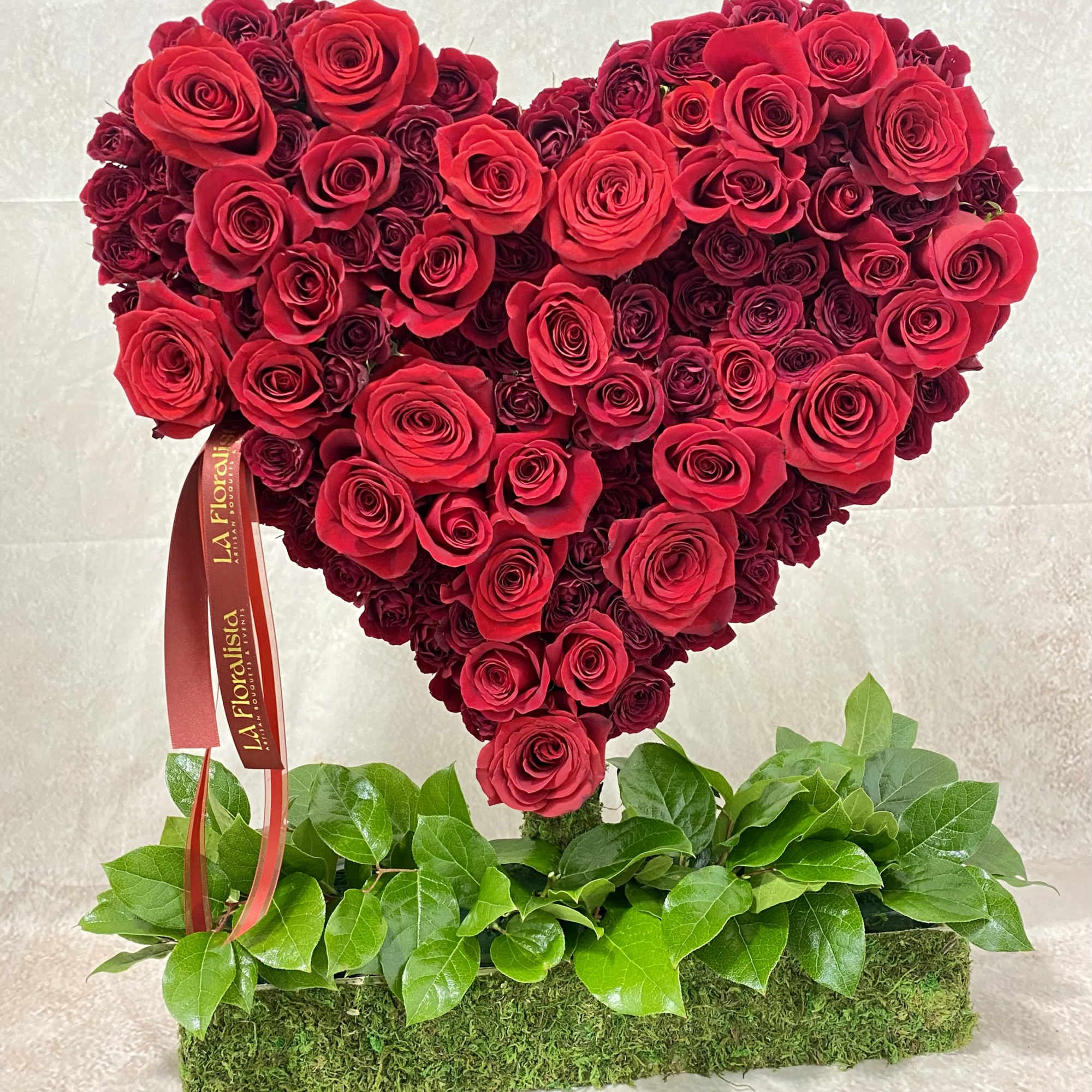 Best floral gift for your loved one. Heart shape arrangement with romantic Best floral gift for your loved one. Heart shape arrangement with romantic
