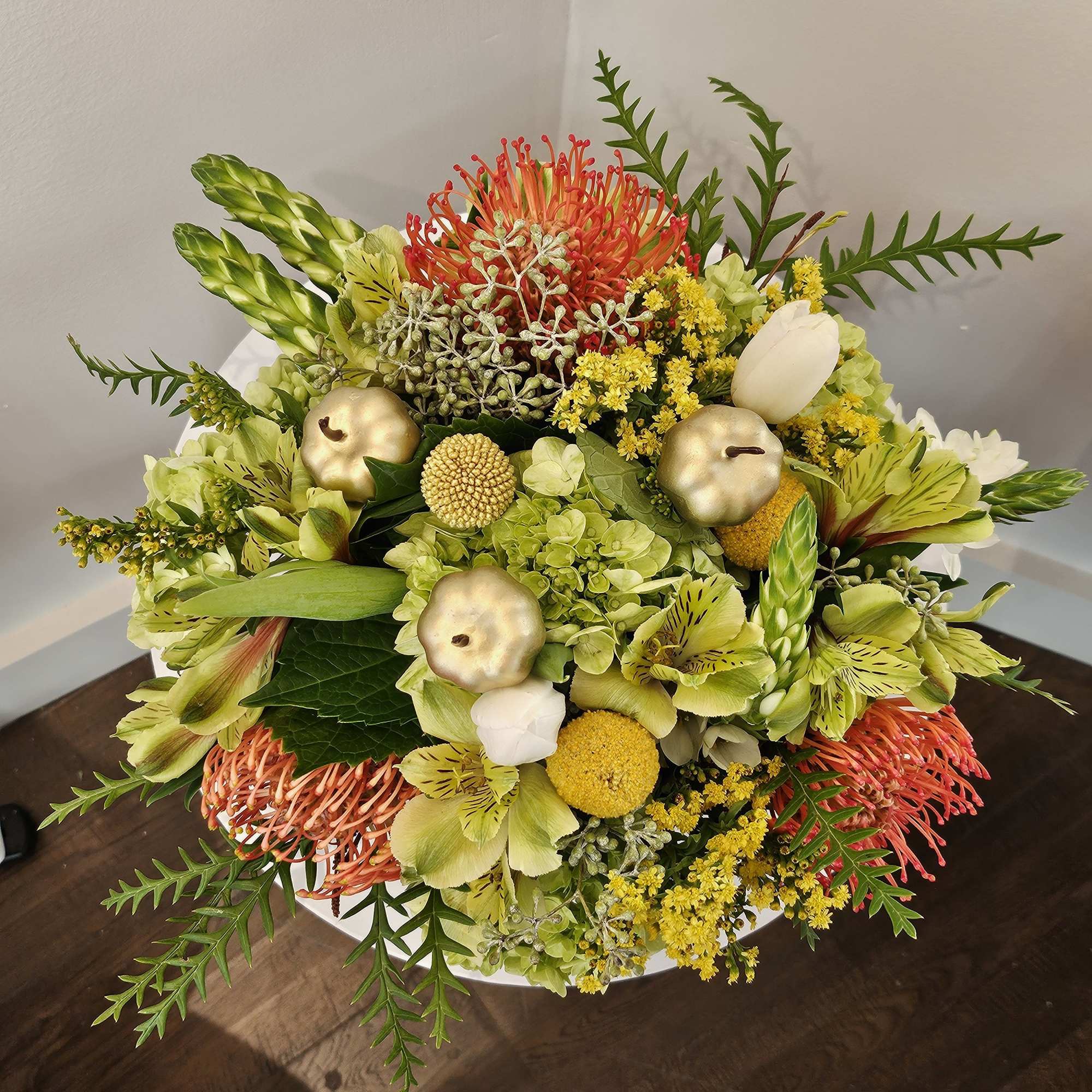 greens, yellows, oranges...