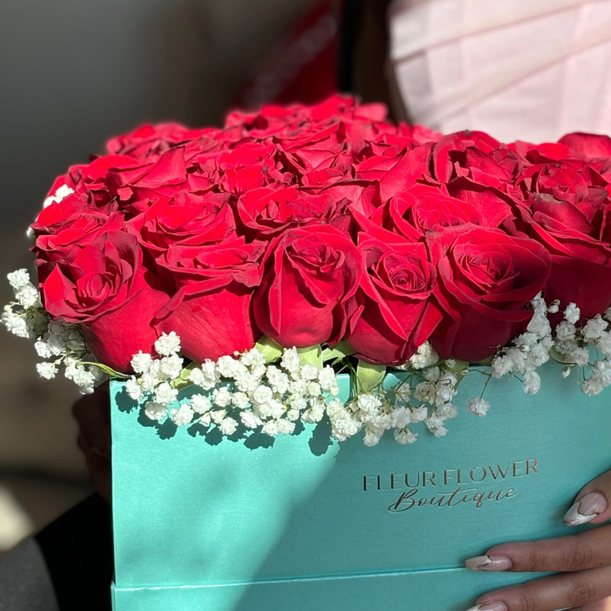 50 PREMIUM RED ROSES