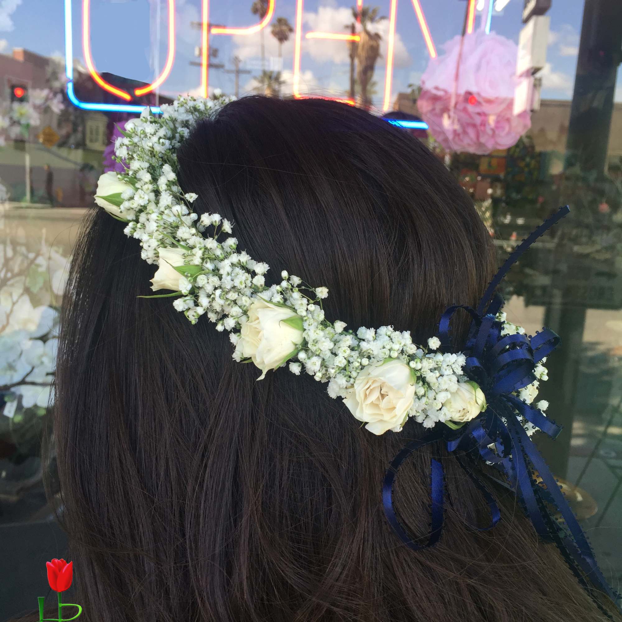 This is our signature custom made Flower Crown. If you are looking This is our signature custom made Flower Crown. If you are looking